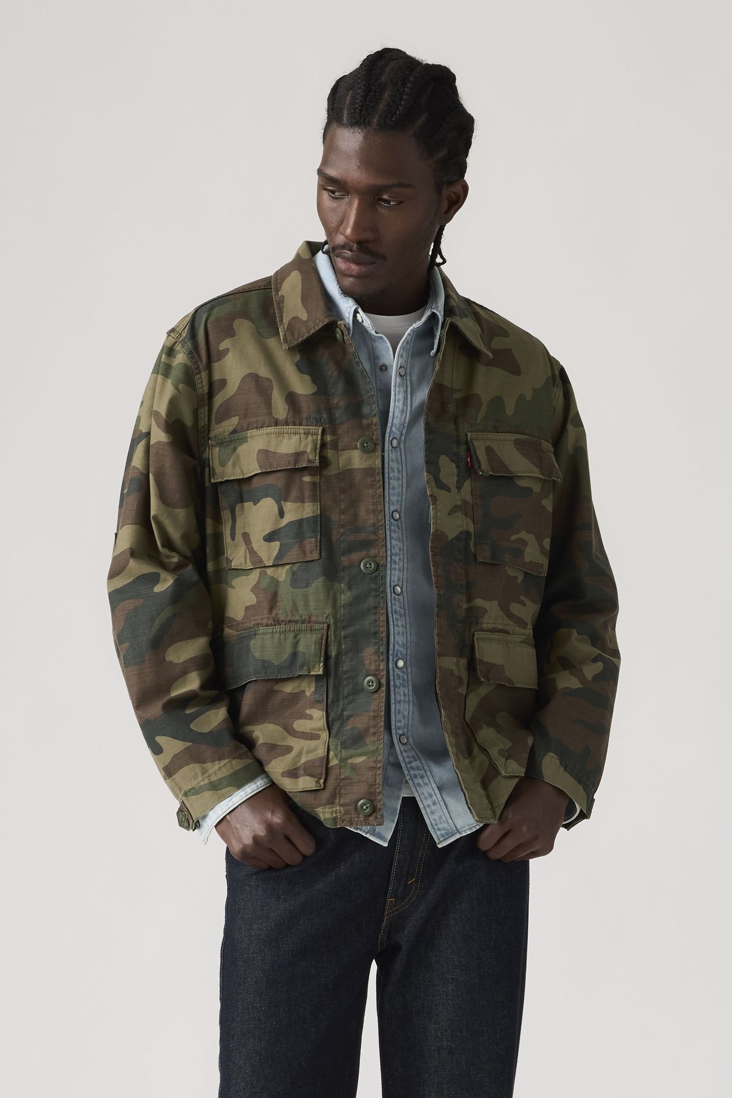 FRISKO JACKET PHALAROPE CAMO PRINT DEMITASSE 1