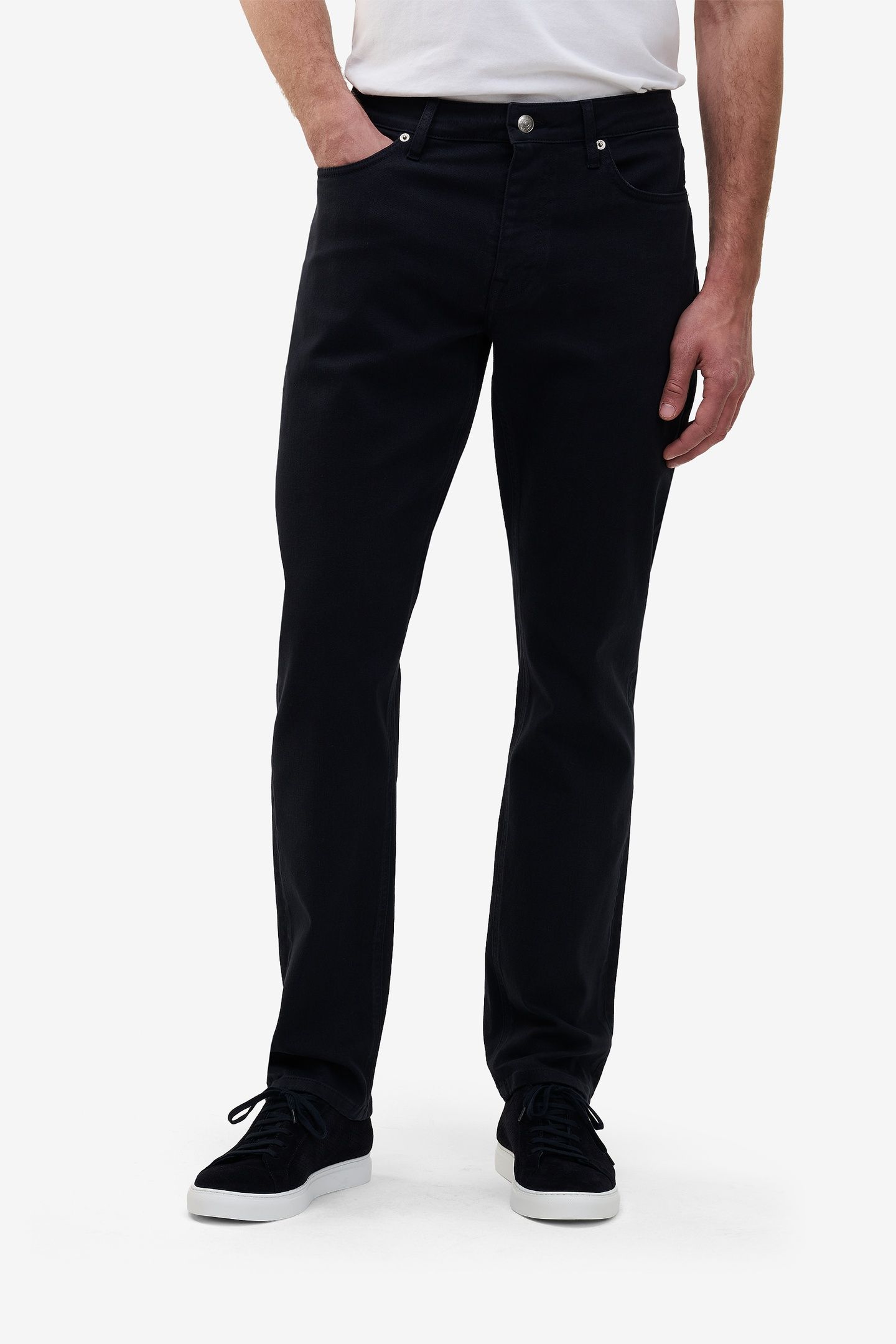 YAMANE COTTON STRETCH NAVY 1