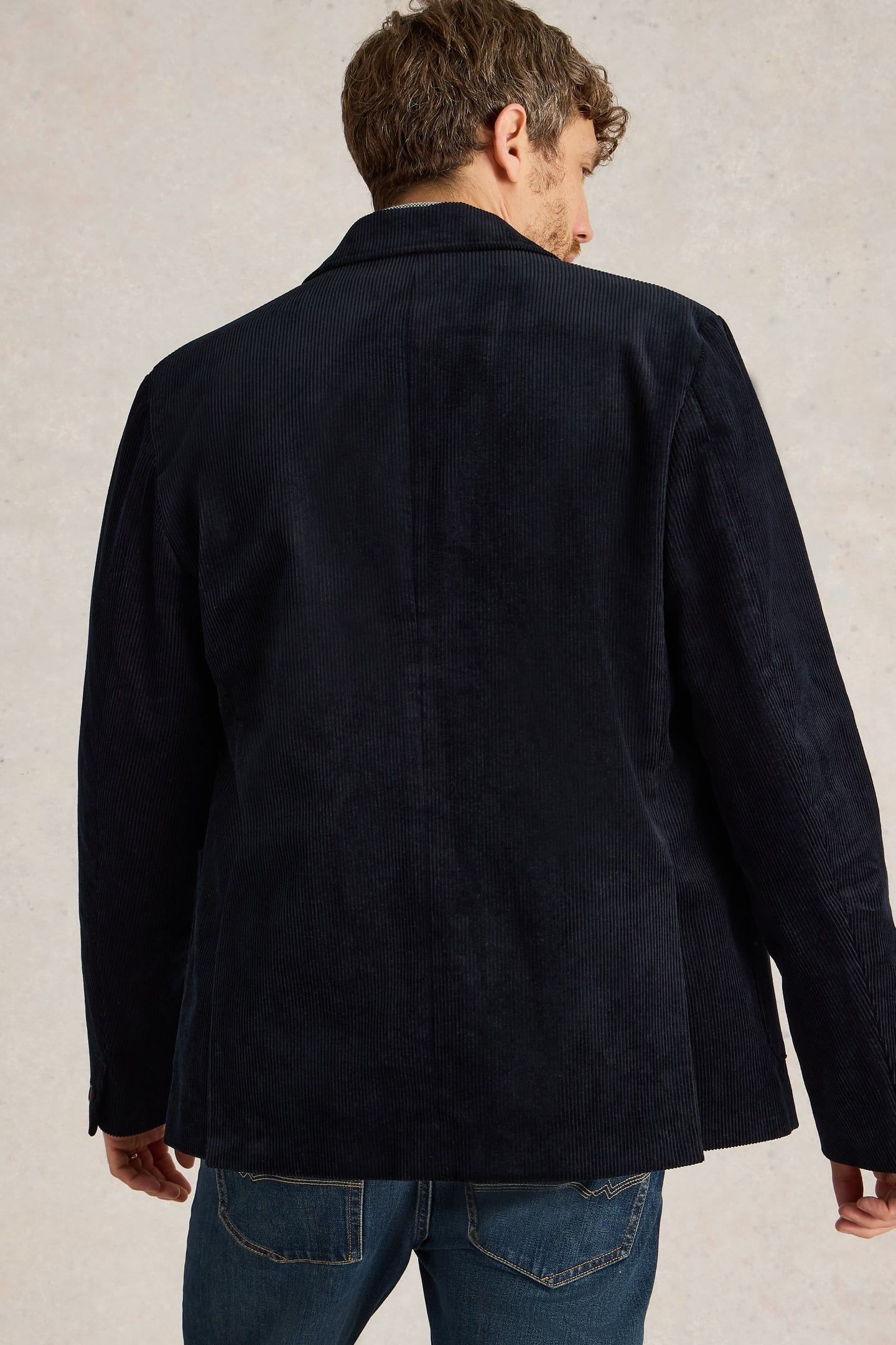 KIRKBY CORD BLAZER DARK NAVY 3