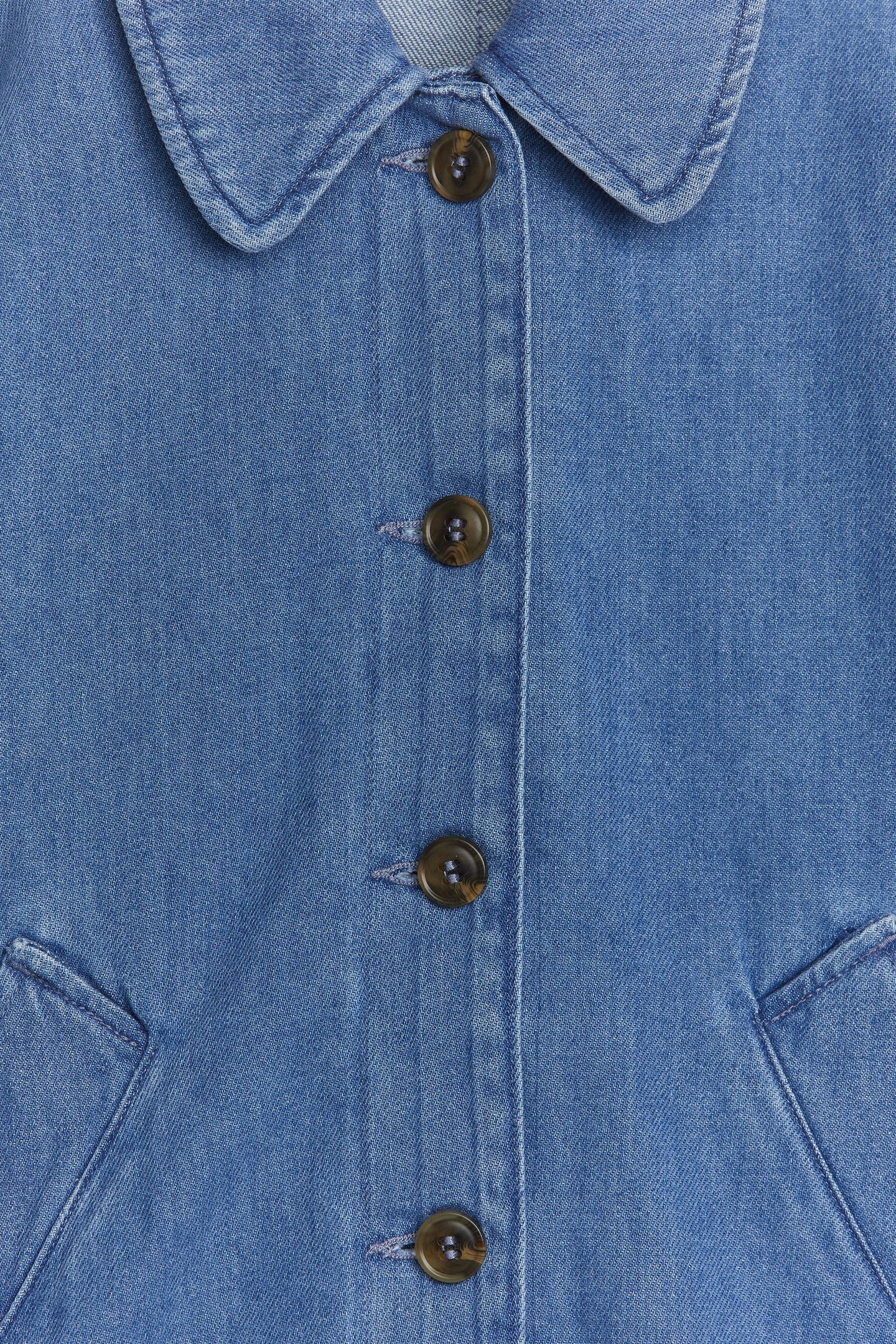 JANE LONG TRENCHCOAT BLUE 4