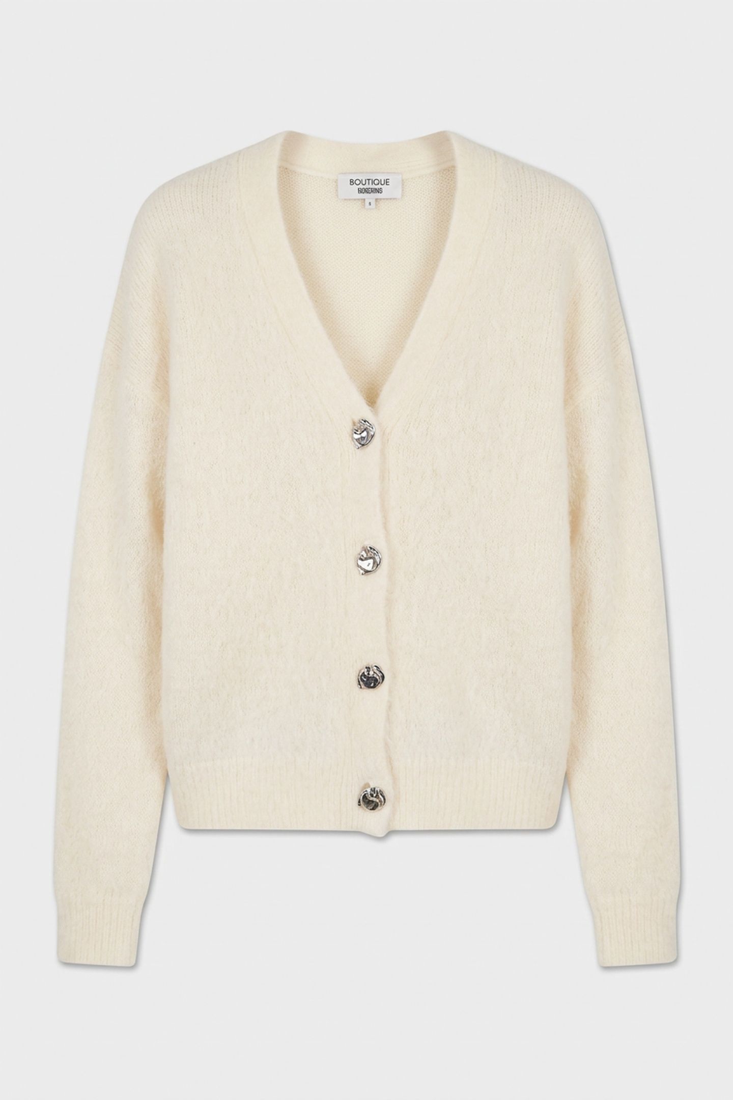 SHORT CARDIGAN ECRU 3