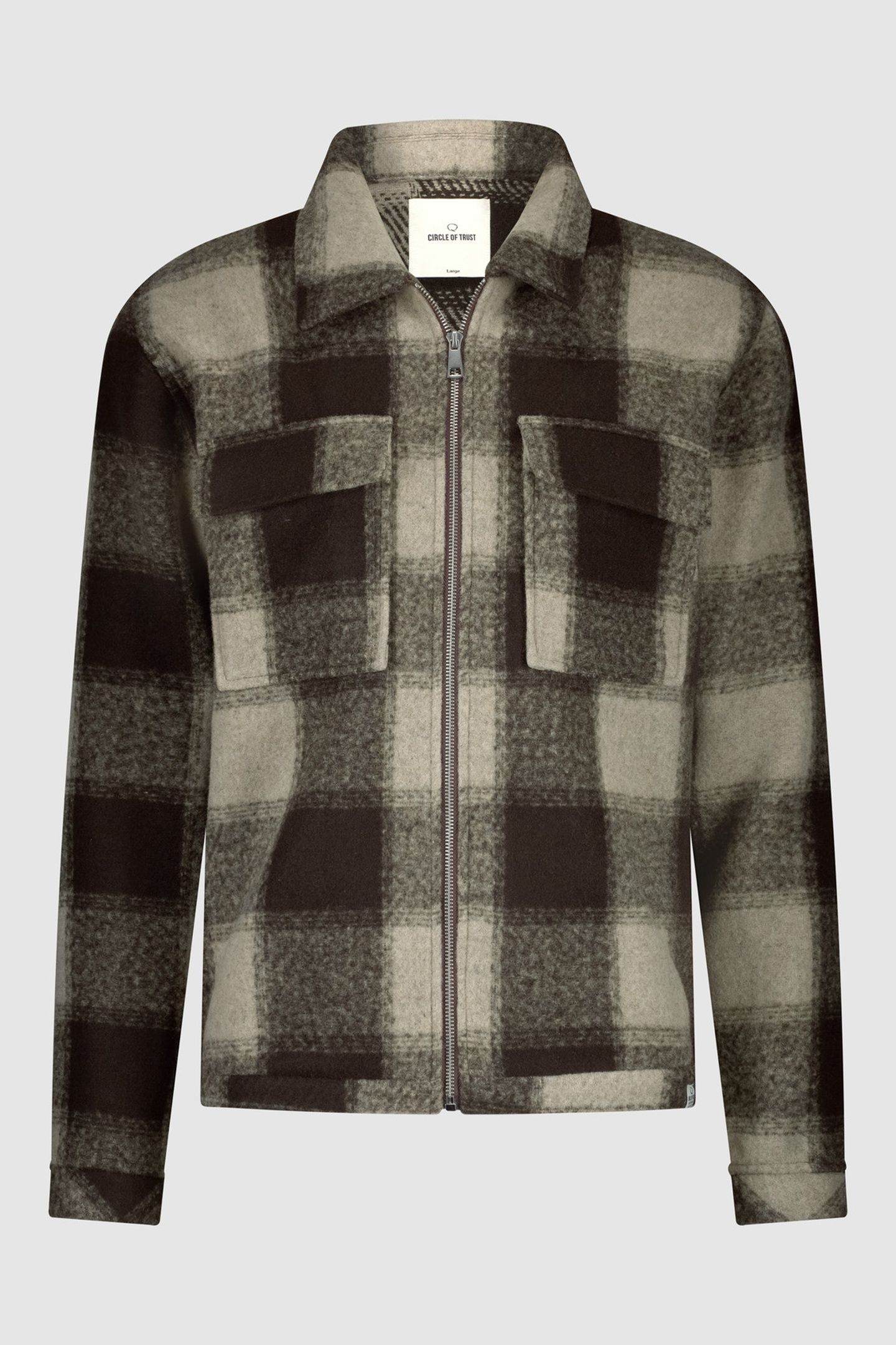 ZANE OVERSHIRT CHOCOLAT 1