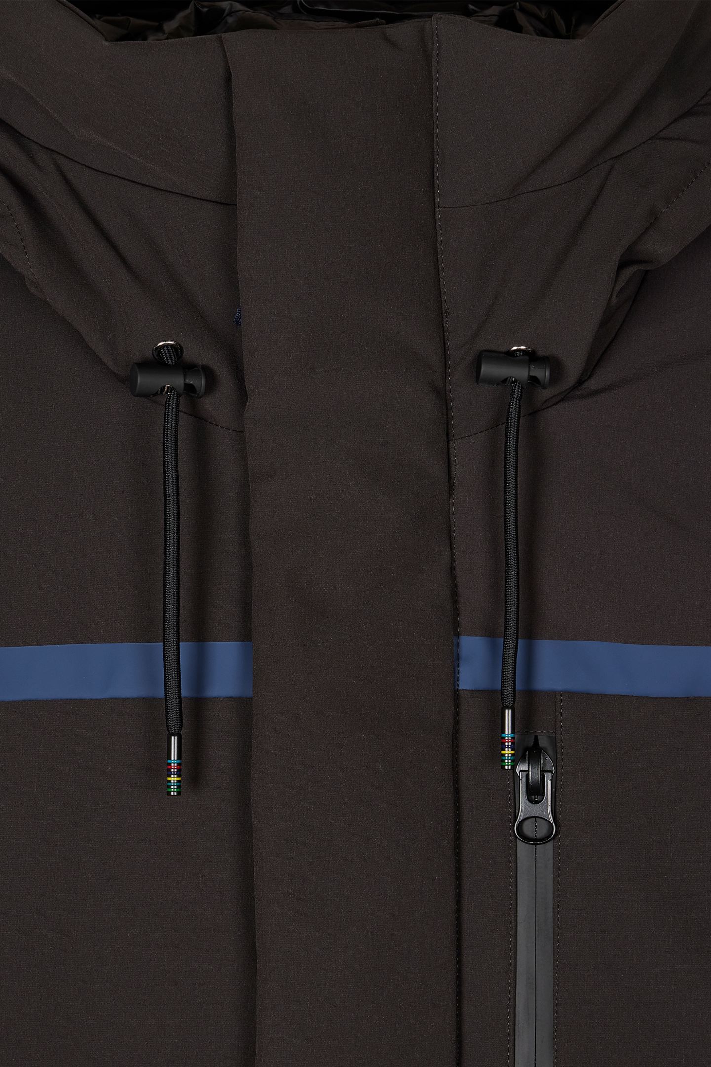MENS HOODED JACKET BLACK 5