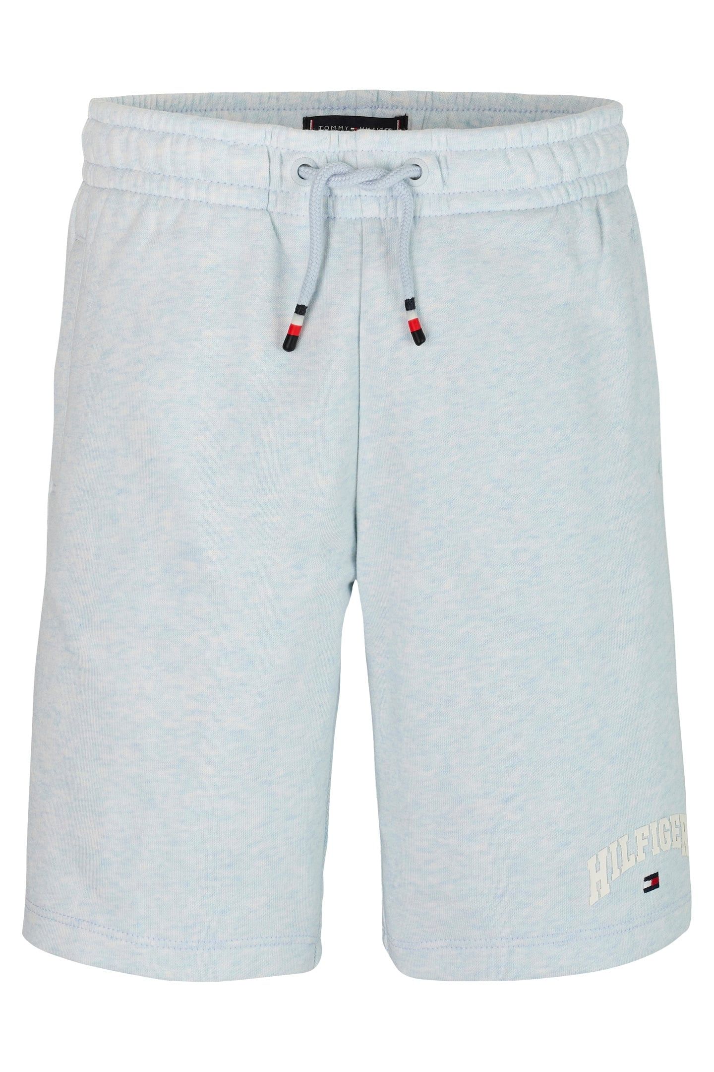 BOYS HILFIGER VARSITY SWEATSHORT BREEZY BLUE HEATHER 3