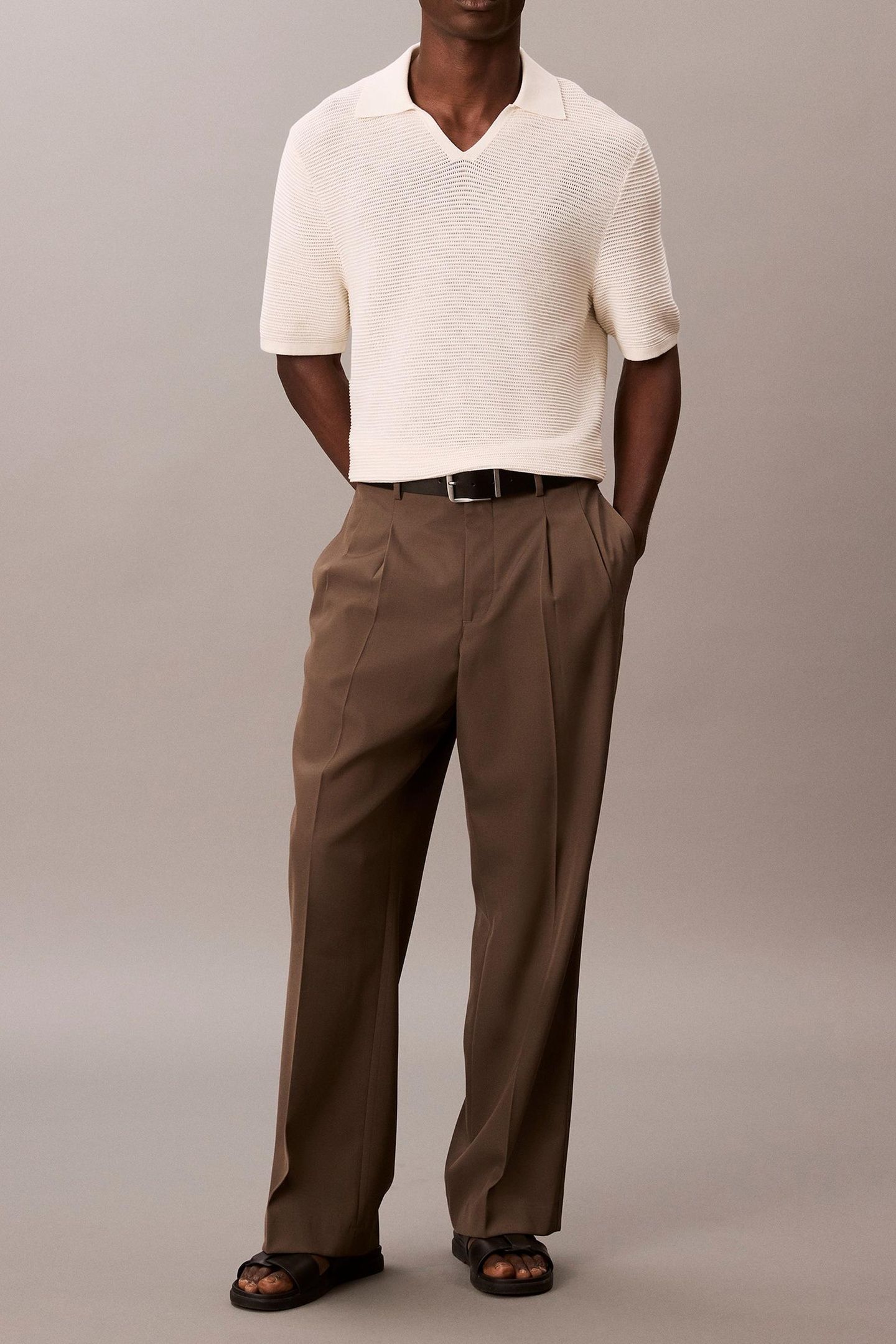 SS SNOWY TECH KNIT JUMPER TOFU 3
