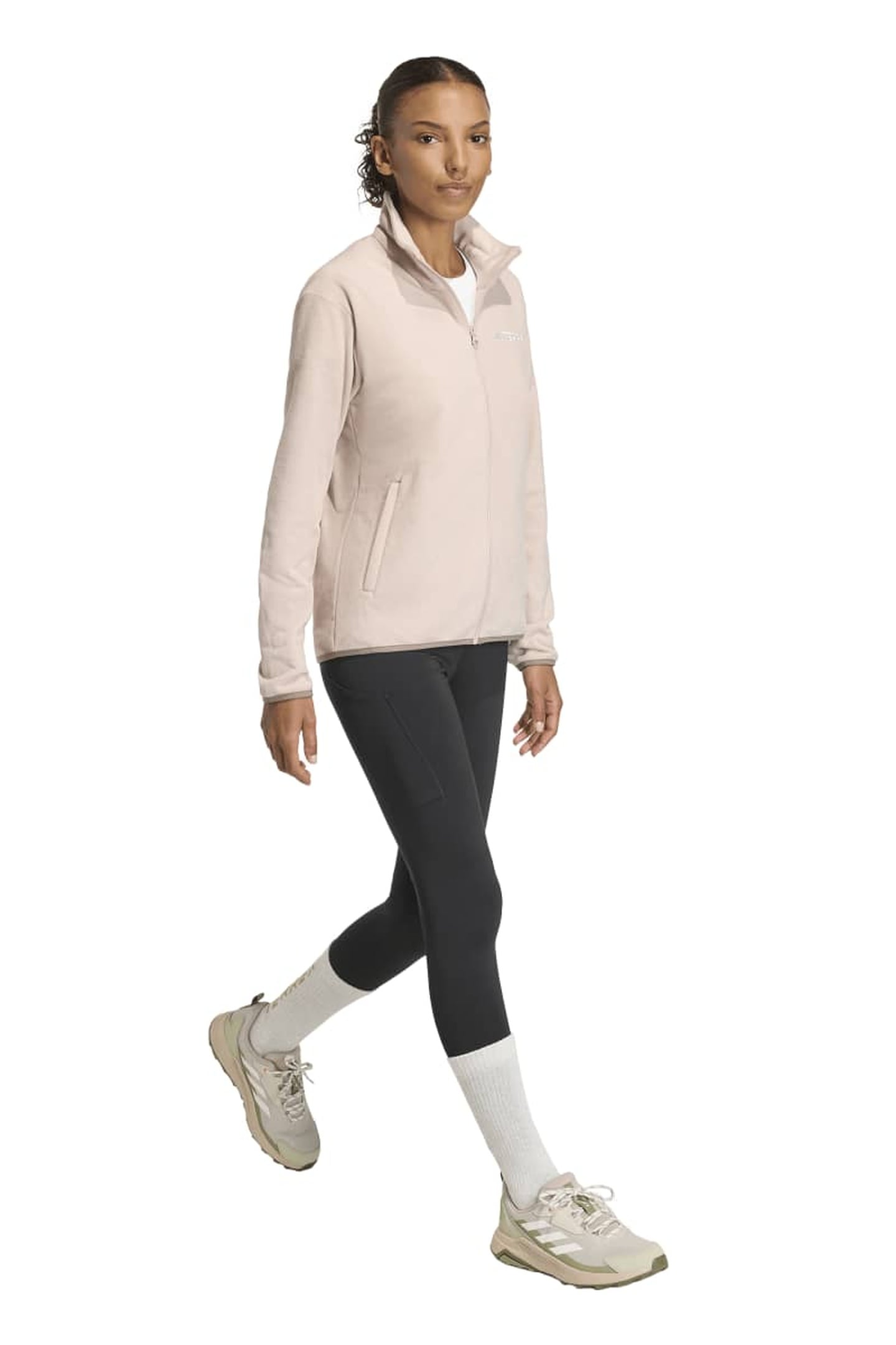 W MT ESSENTIAL FLEECE JACKET WONDER TAUPE 4