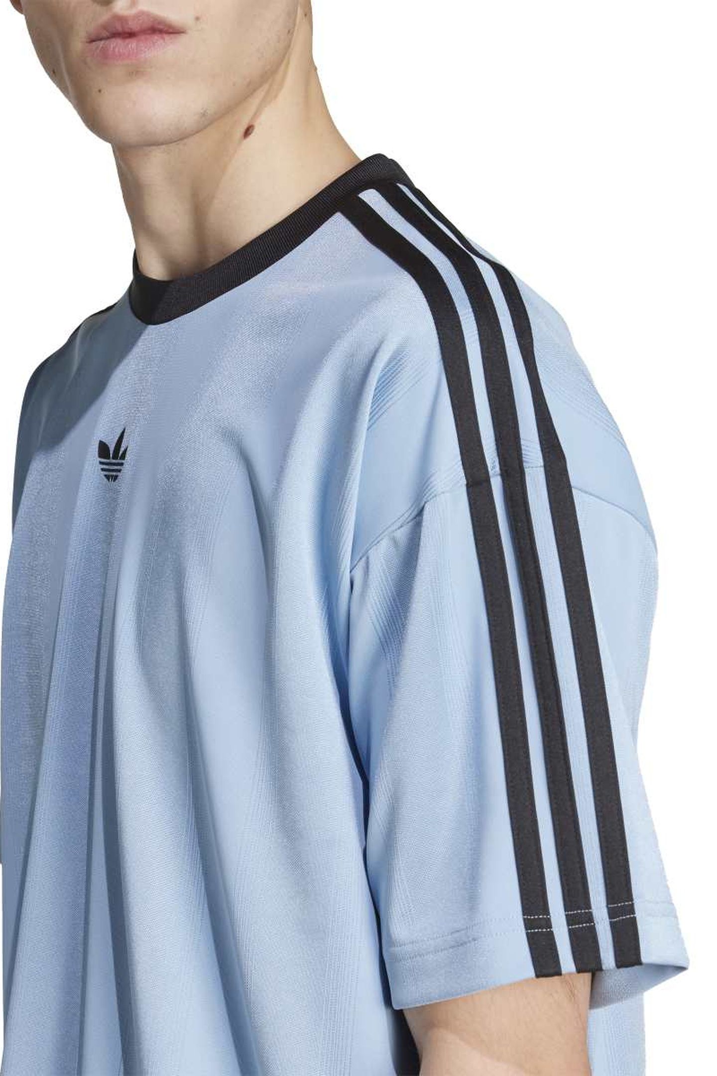 UNISEX JACQUARD JERSEY ASH BLUE 5