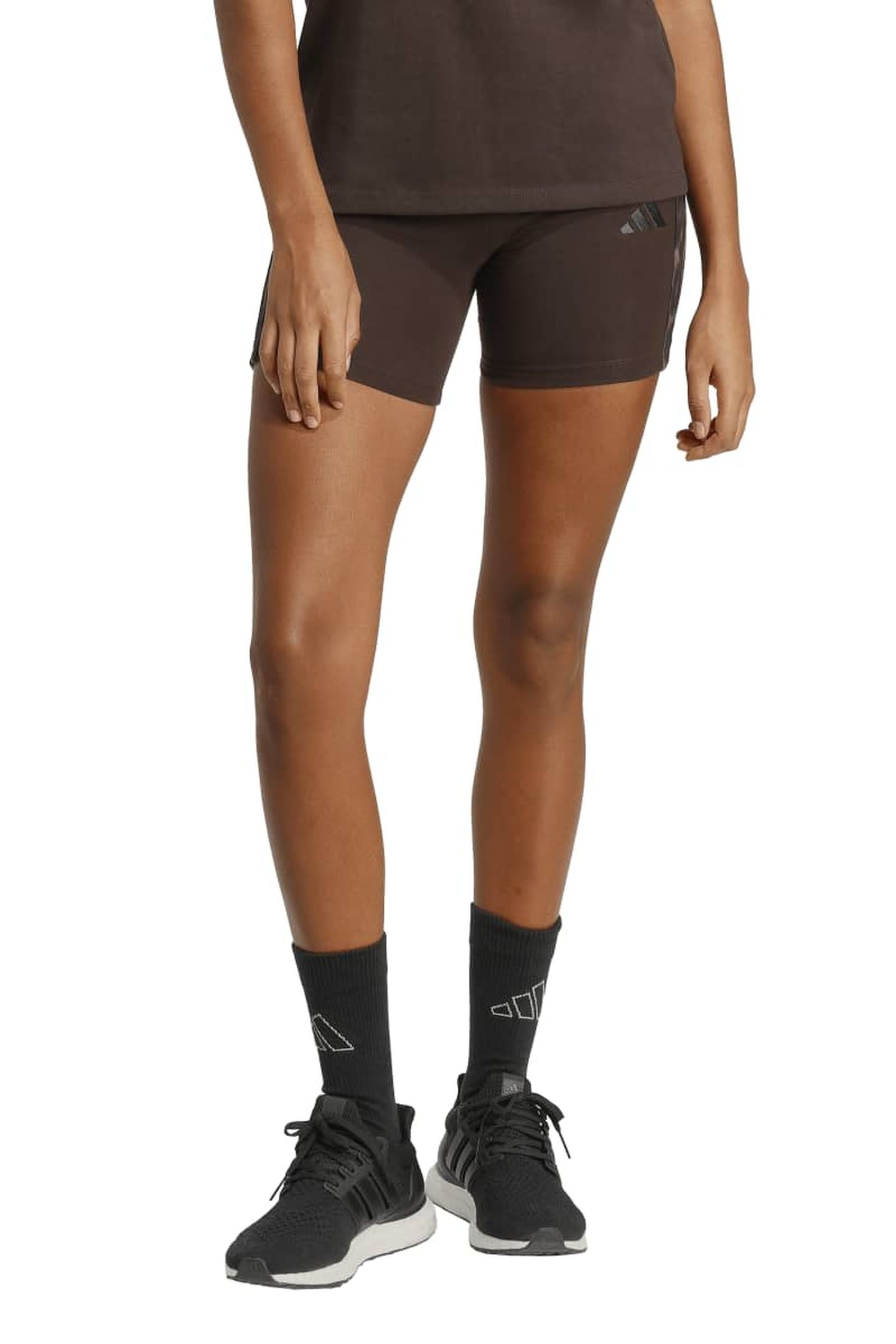 SEASONAL ESSENTIALS LEOPARD PRINT BIKER SHORTS AURORA COFFEE 2