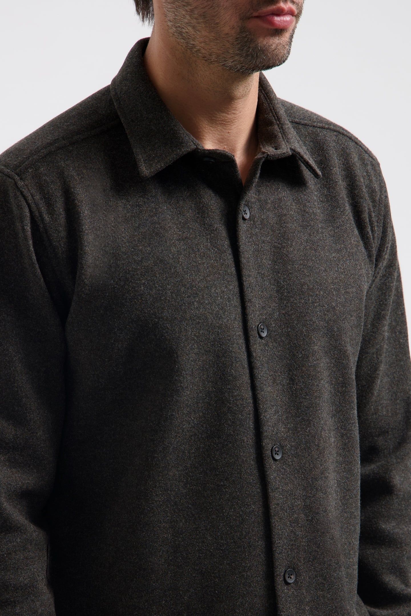 DS_ULRIK OVERSHIRT DK. BROWN DK. BROWN 4