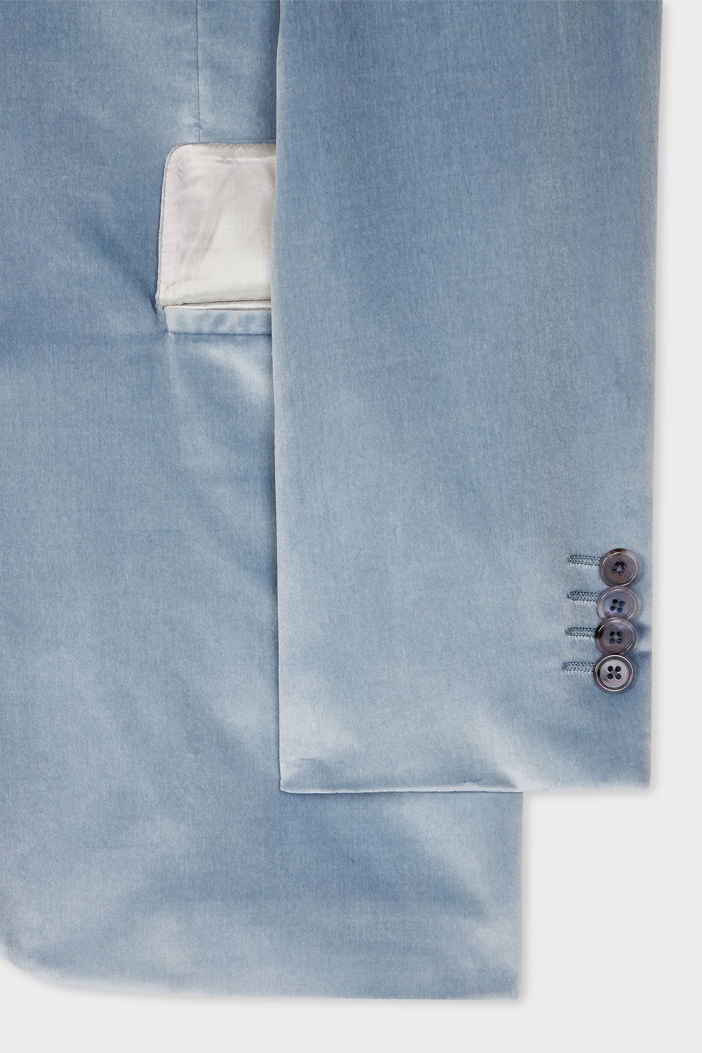 MENS TAILORED FIT 2 BUTTON JACKET LIGHT BLUE 8