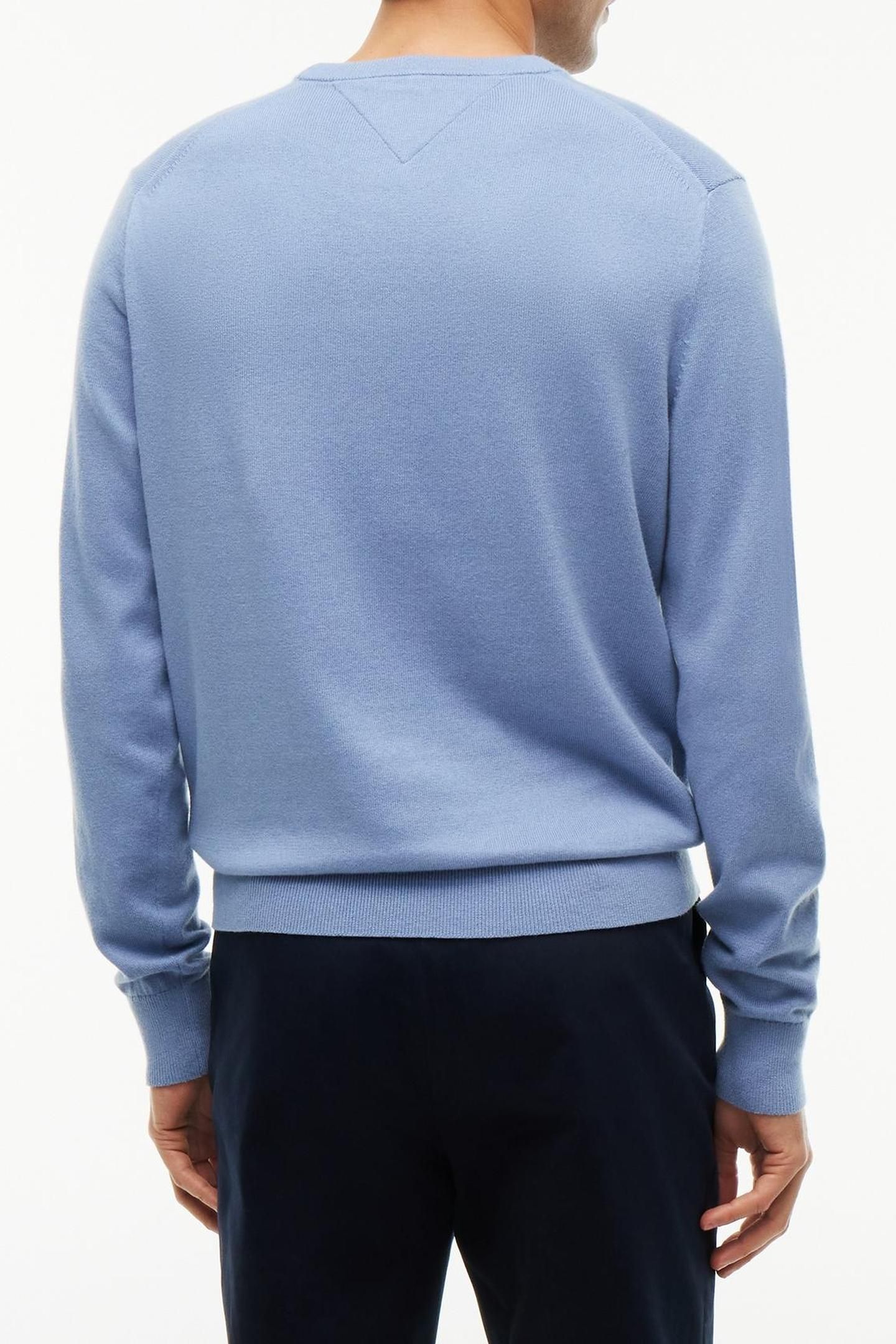 PIMA COTTON CASHMERE SWEATER BRISK BLUE 7