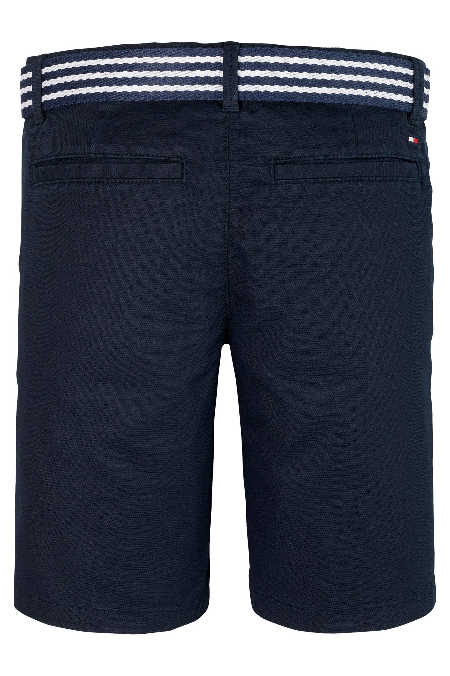 BOYS WOVEN BELTED SHORT DARK NIGHT NAVY 2