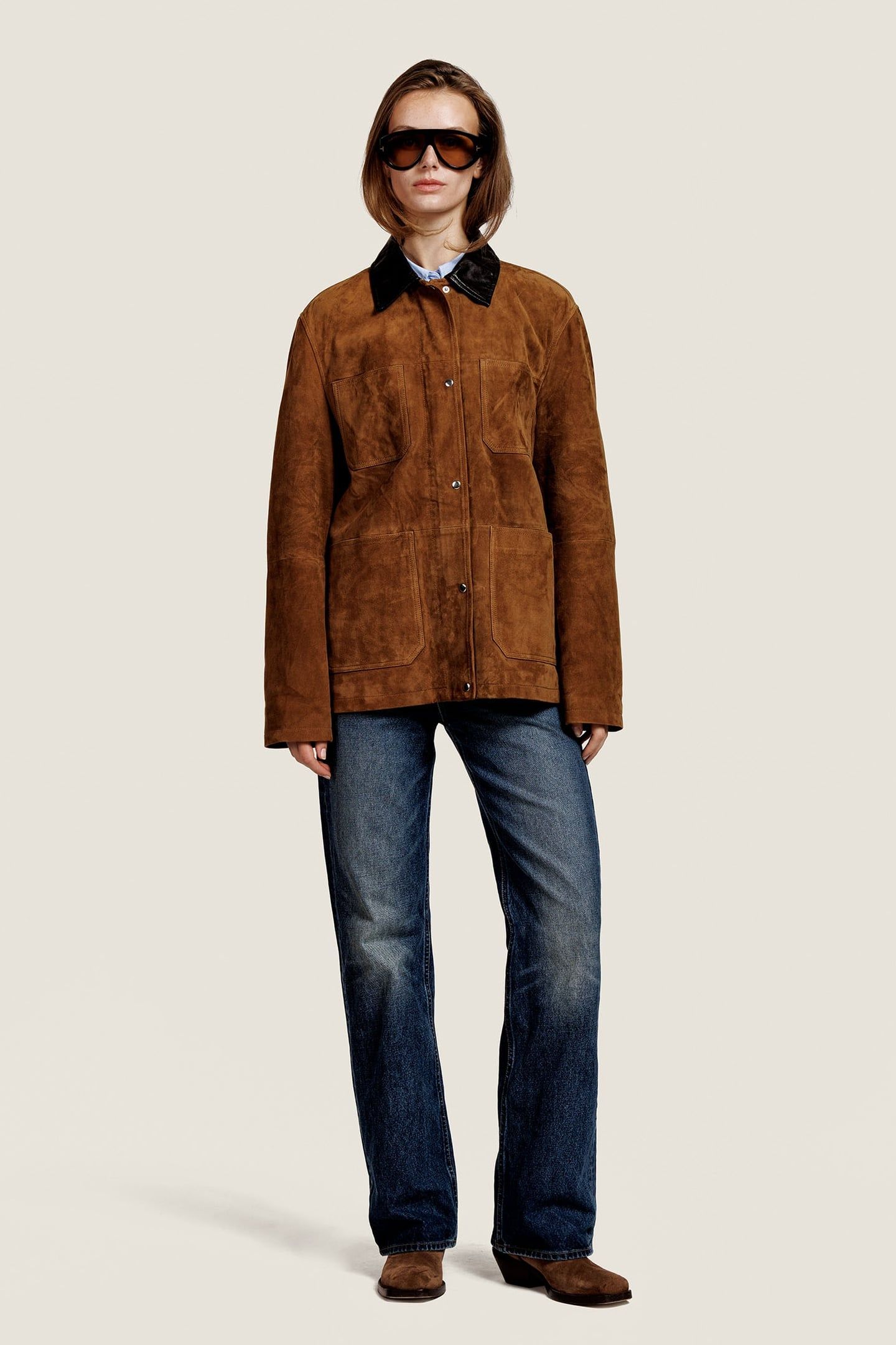 GABBY SUEDE JACKET CINNAMON 4