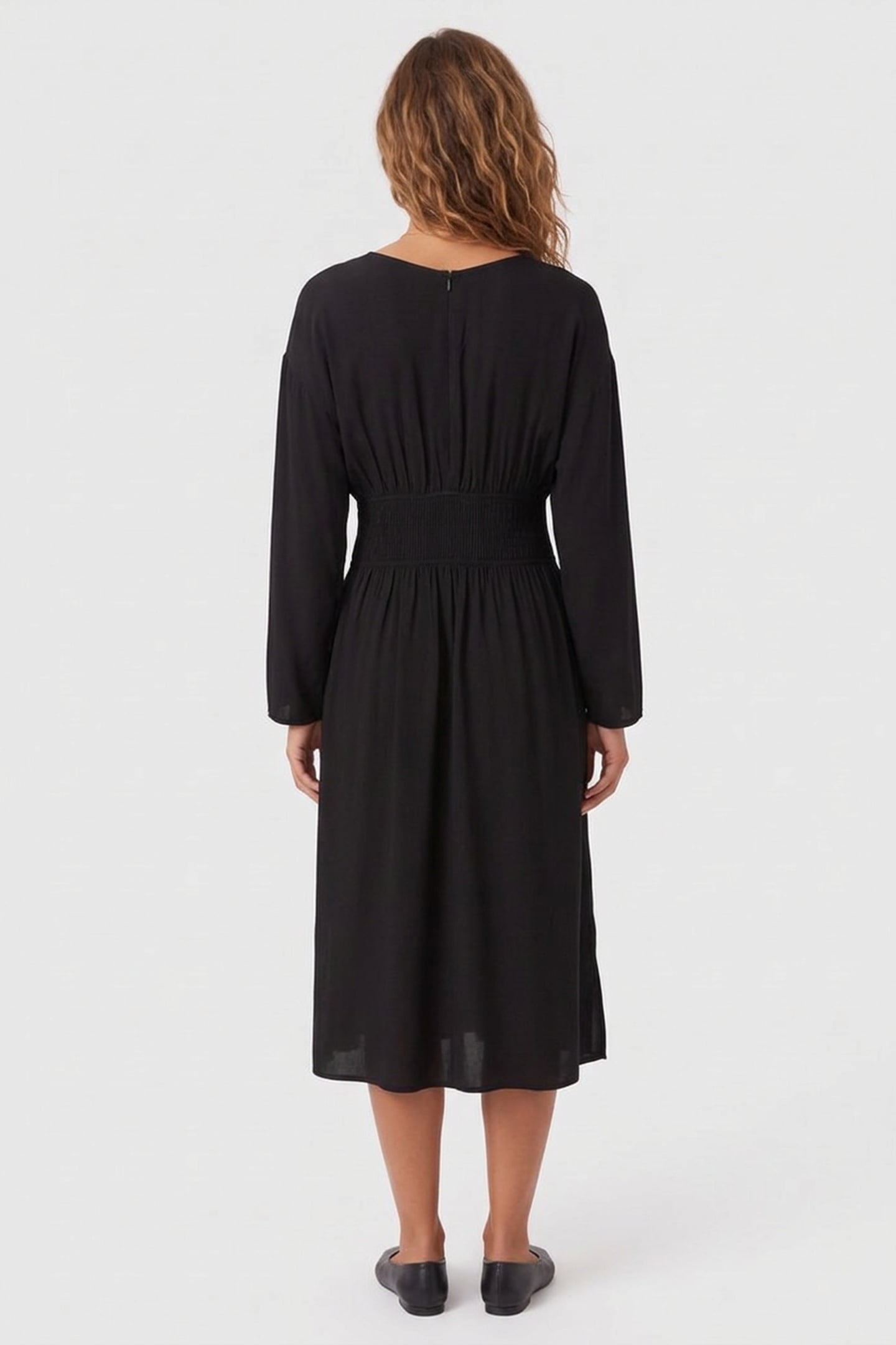FILIPA SMOCK DRESS BLACK 2