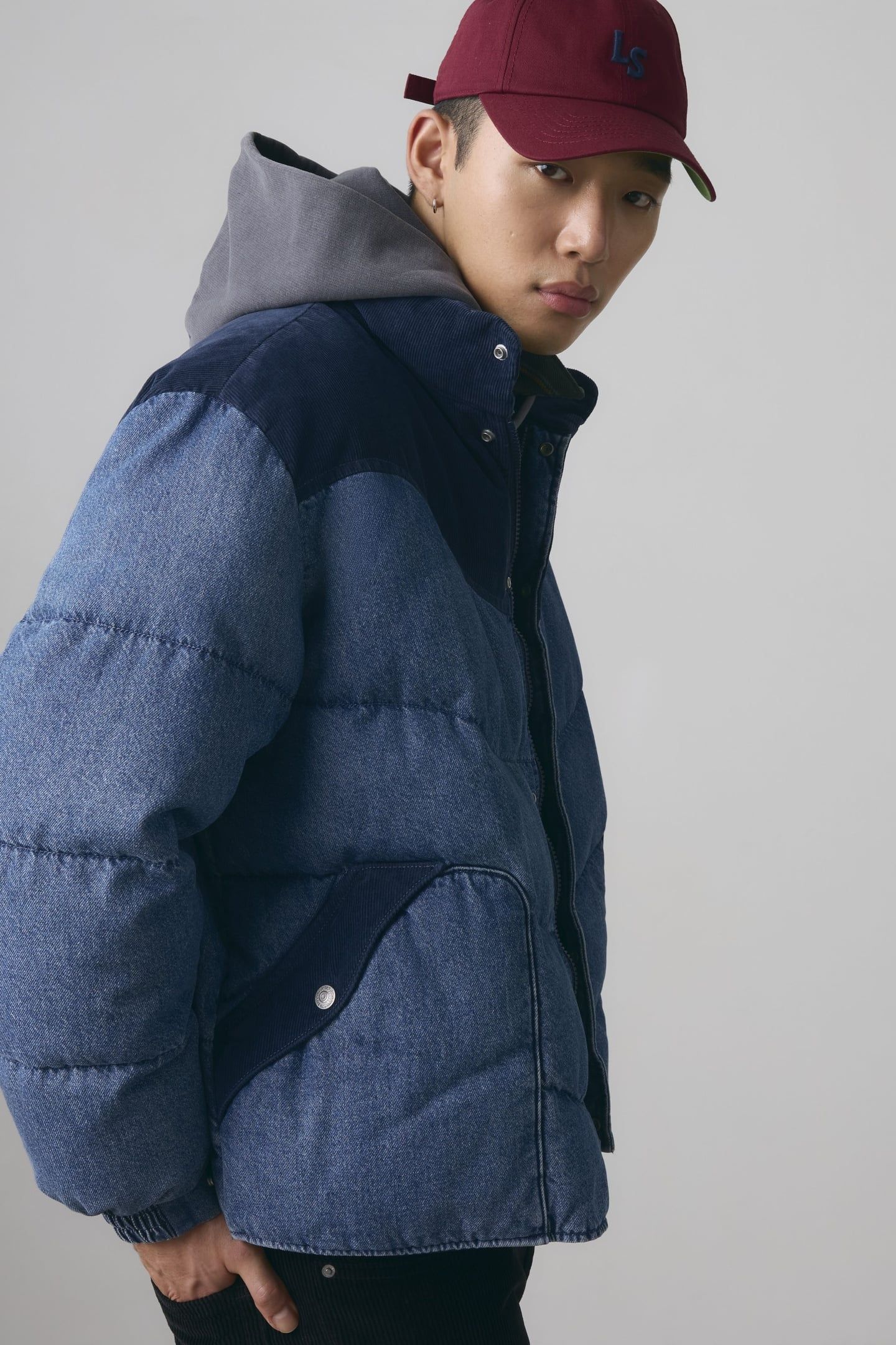 WILD WEST SHORT PUFFER JACKET RIVERBANK 5