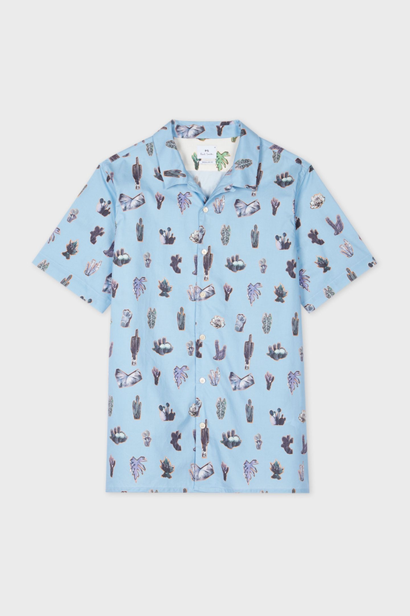 MENS SS REGULAR FIT SHIRT LIGHT BLUE 2