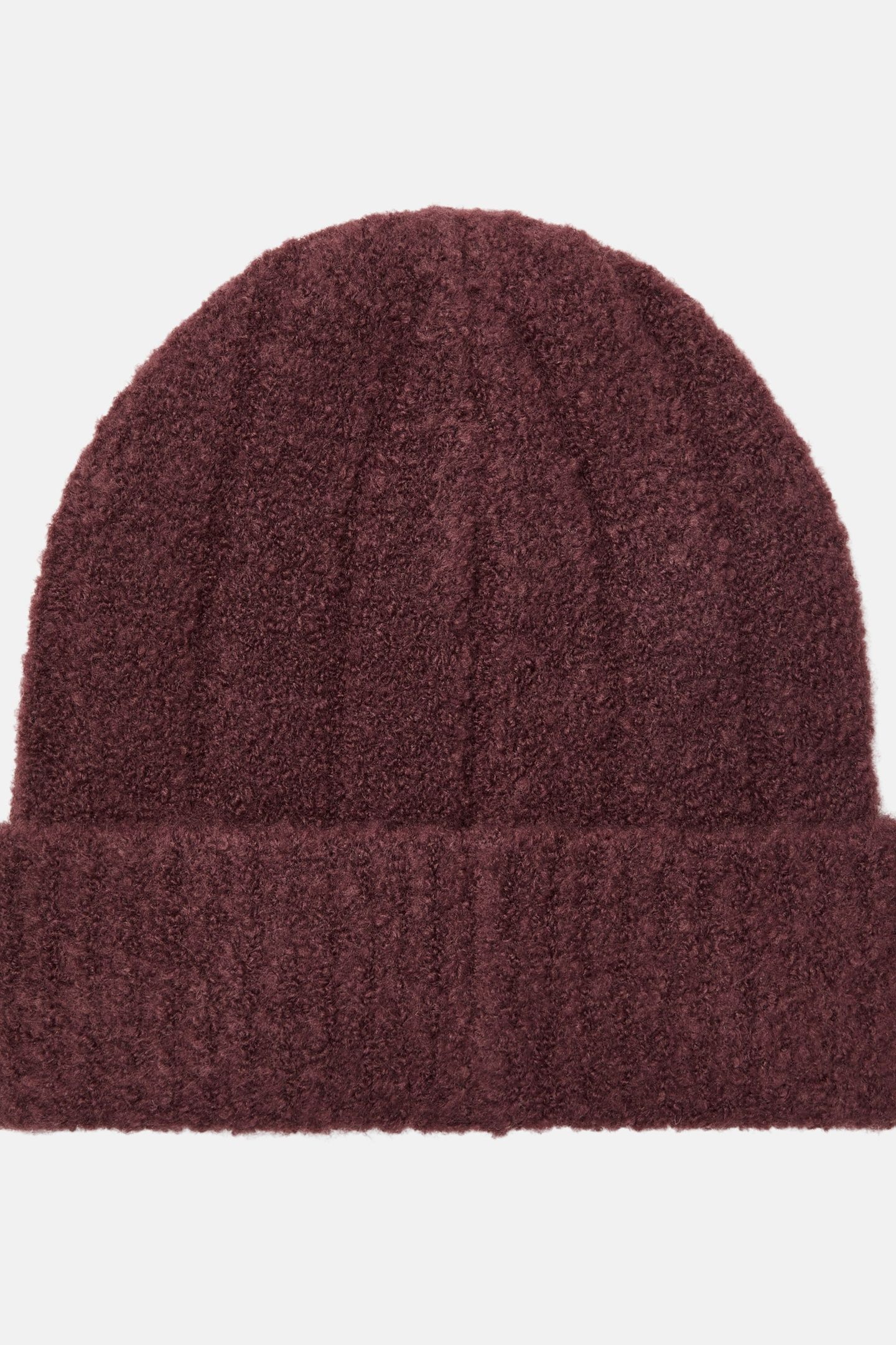 CK PATCH BOUCLE BEANIE FUDGE 2
