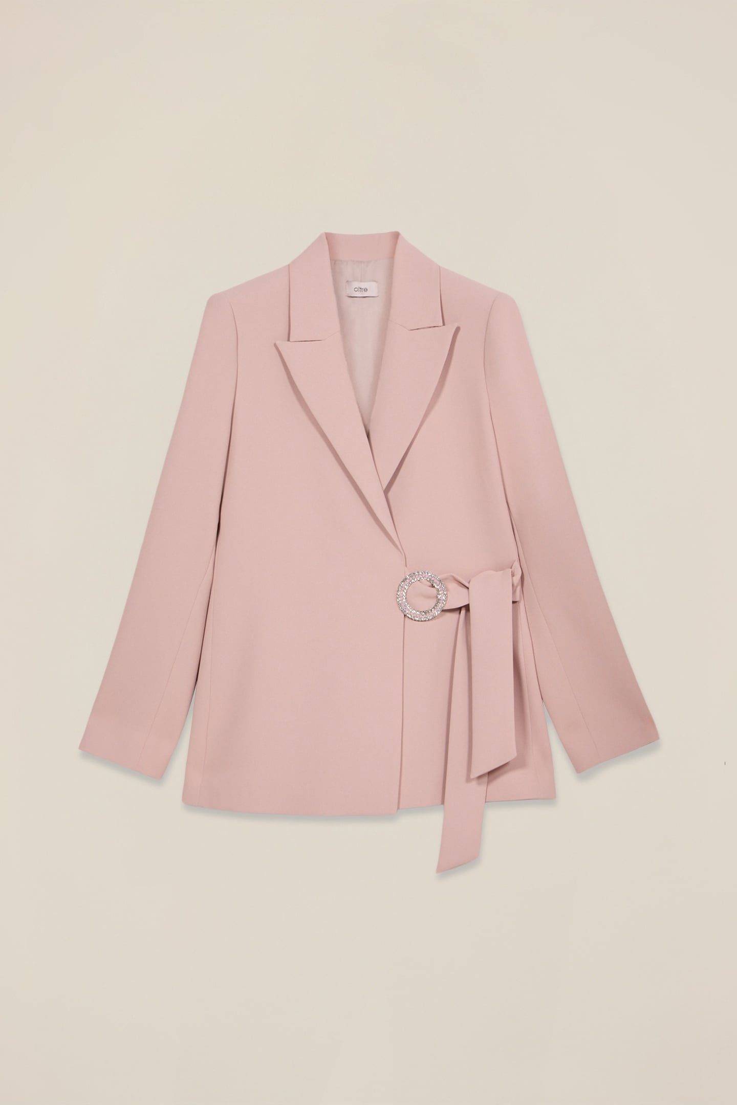 BLAZER WITH JEWEL BUCKLE PINK 4