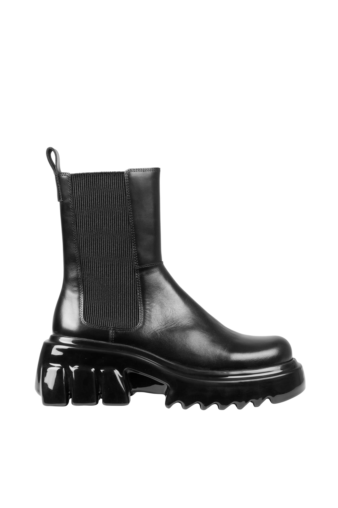 ZURICK CHELSEA HYBRID SPACE WEDGE BOOT JET BLACK 1
