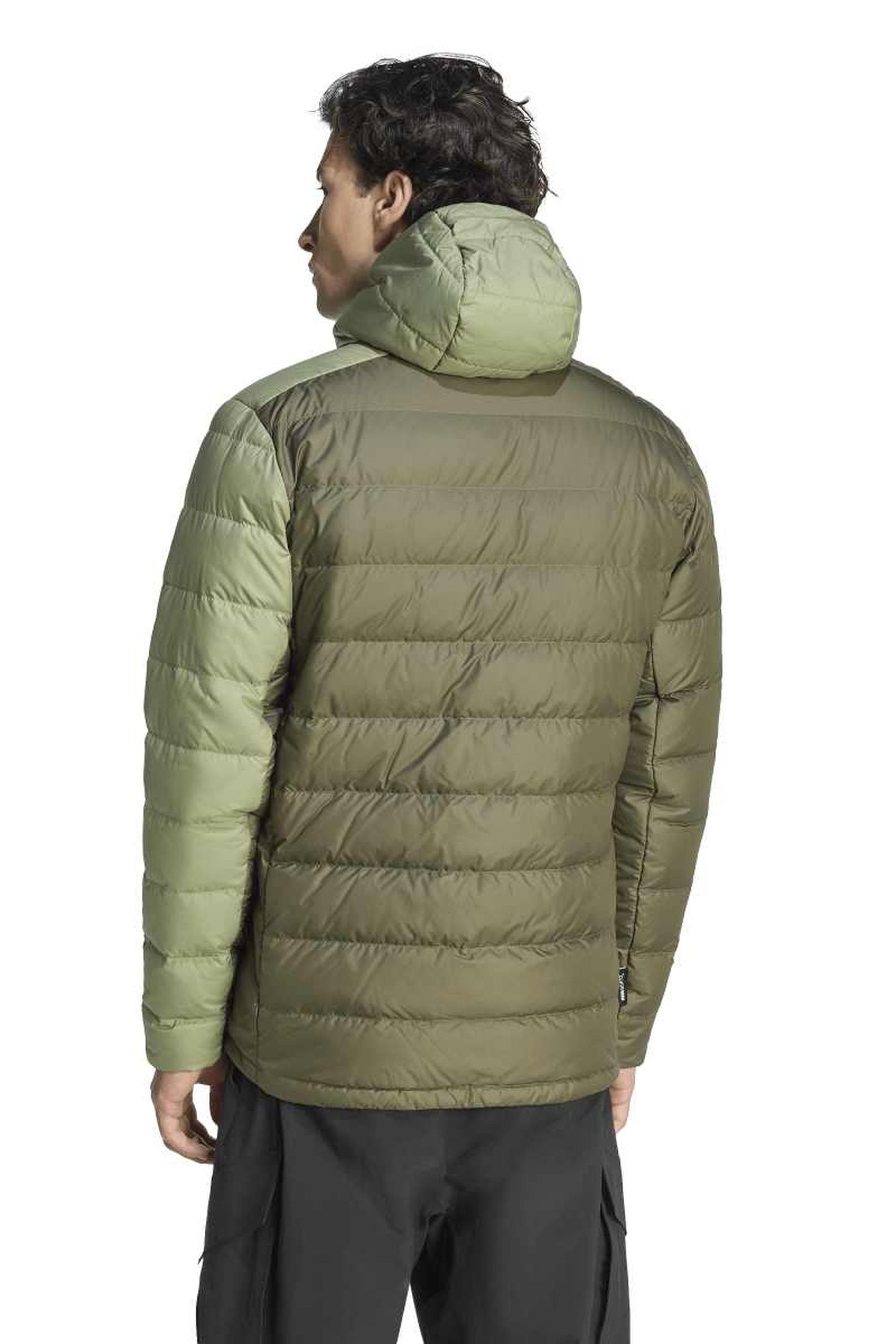 UNISEX TERREX MULTI LIGHT DOWN CLIMAWARM HOODED JACKET OLIVE 2