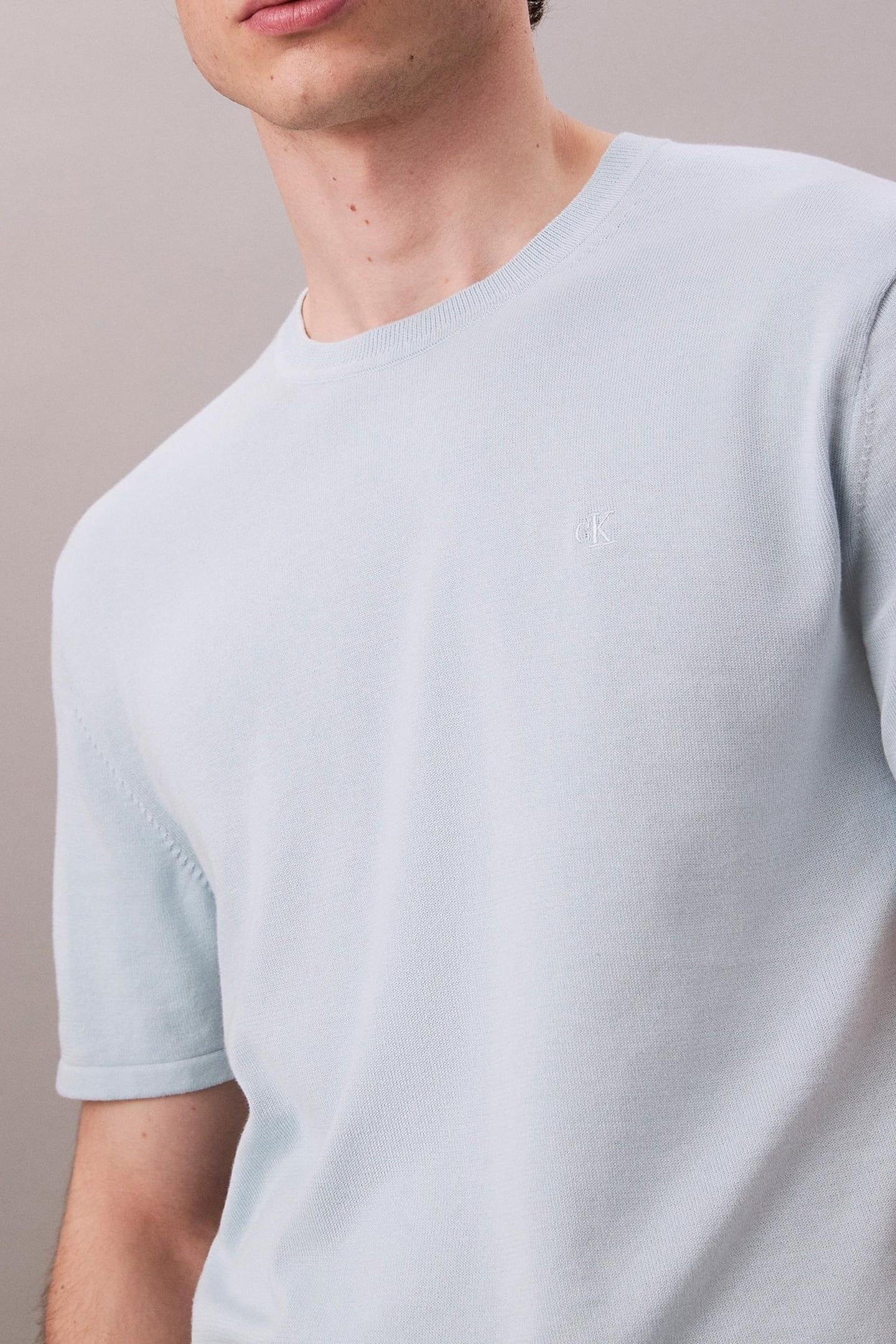 SS SUPIMA COTTON CREW WINTER SKY 5