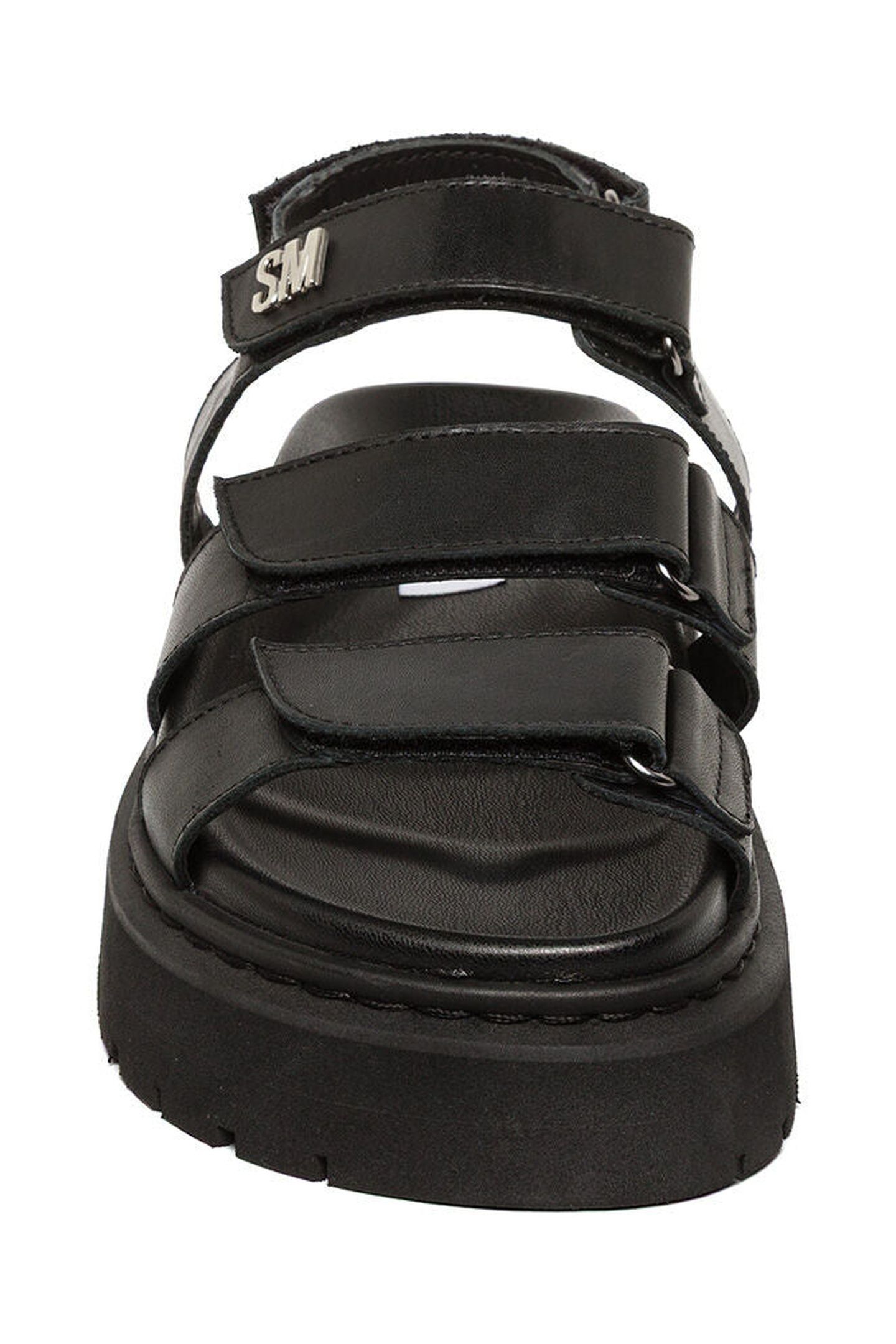 GLORIAS SANDALS BLACK LEATHER 3