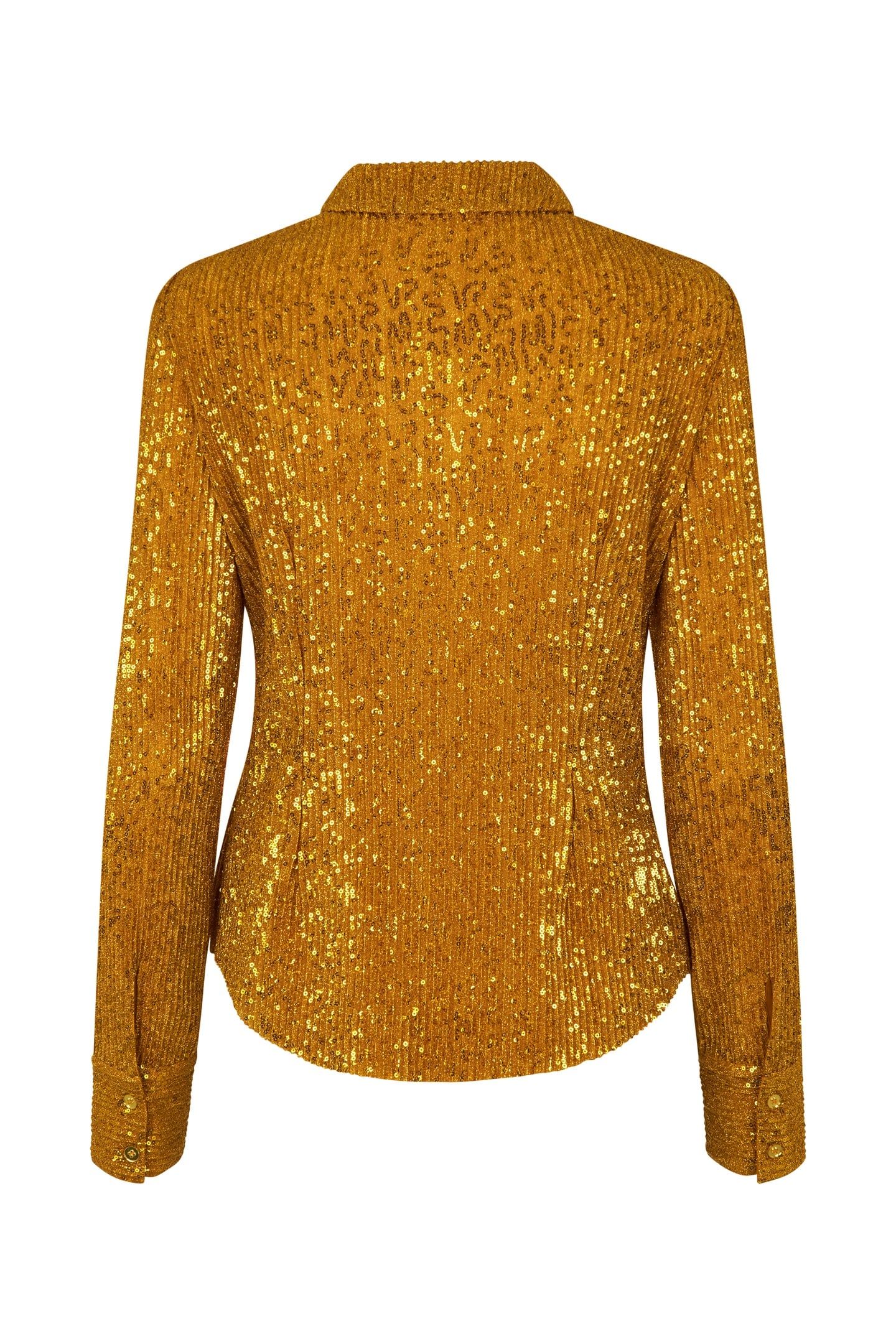 DAYA SHIRT LONG SLEEVE GOLD 4