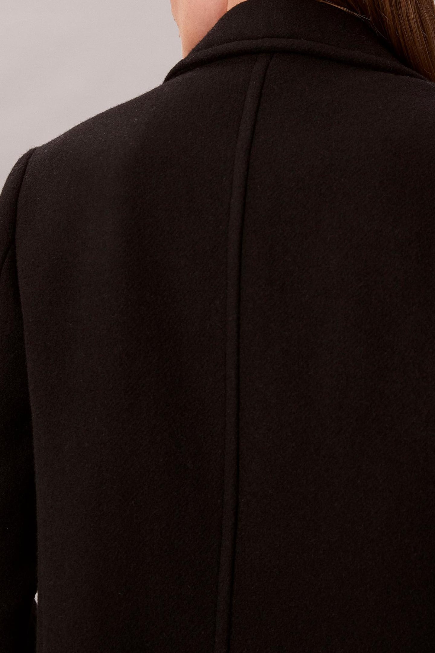 TAILORED SINGLE BREASTED COAT BLACK 7
