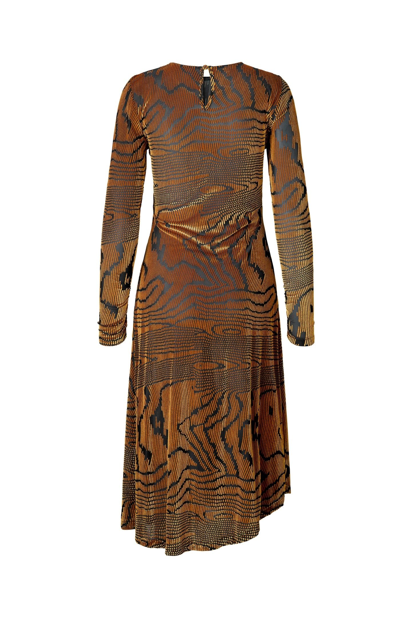LINN DRESS SHORT VELVET MOIRÉE 4