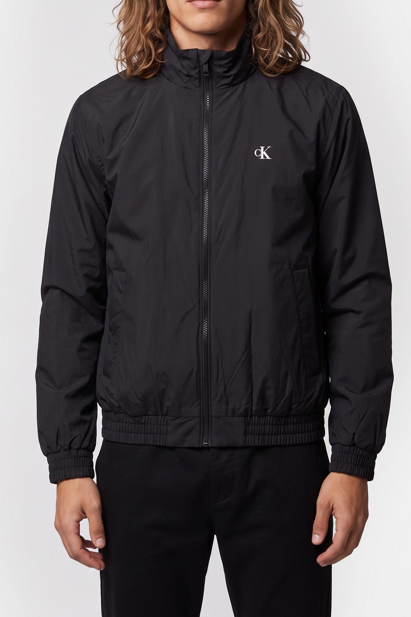 LS RIPSTOP PADDED HARRINGTON JACKET BLACK 1