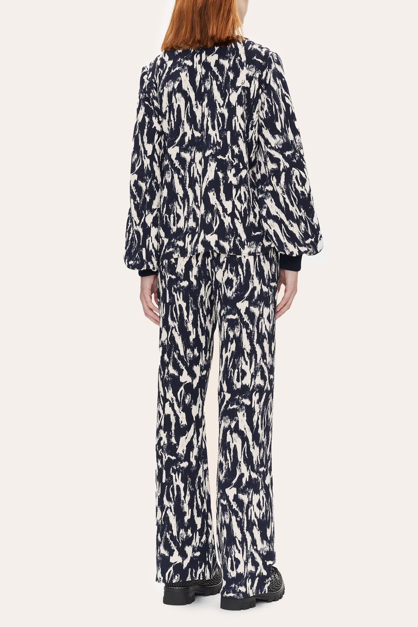 AIDEN PANTS NAVY ABSTRACT LANDSCAPE 2