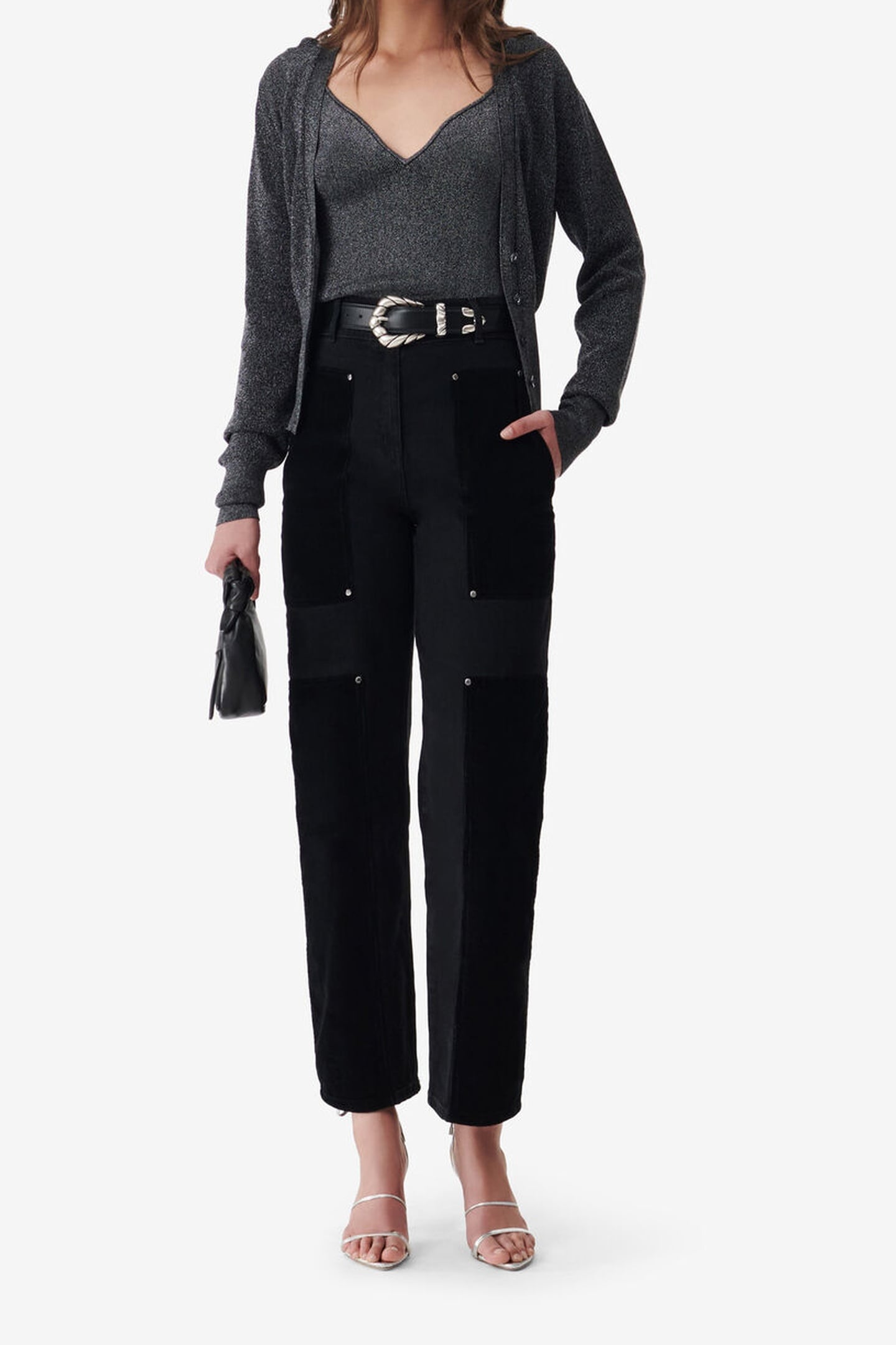 ALEA SWEATER BLACK LUREX 1