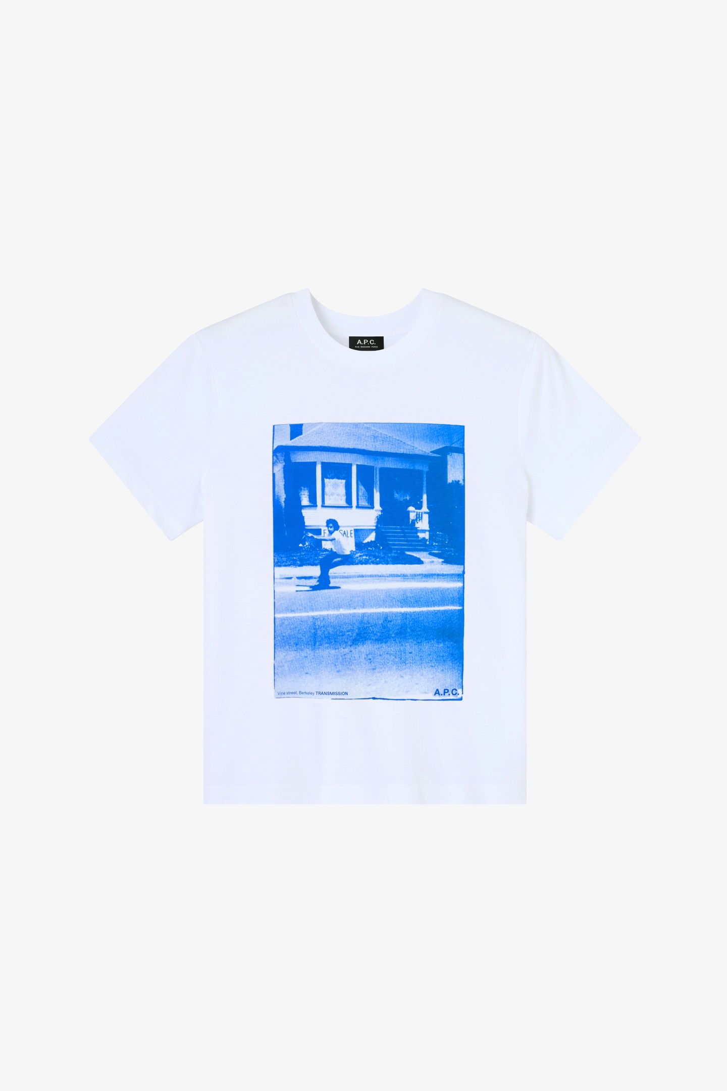 UNISEX T-SHIRT MC CALIFORNIA BLUE 6