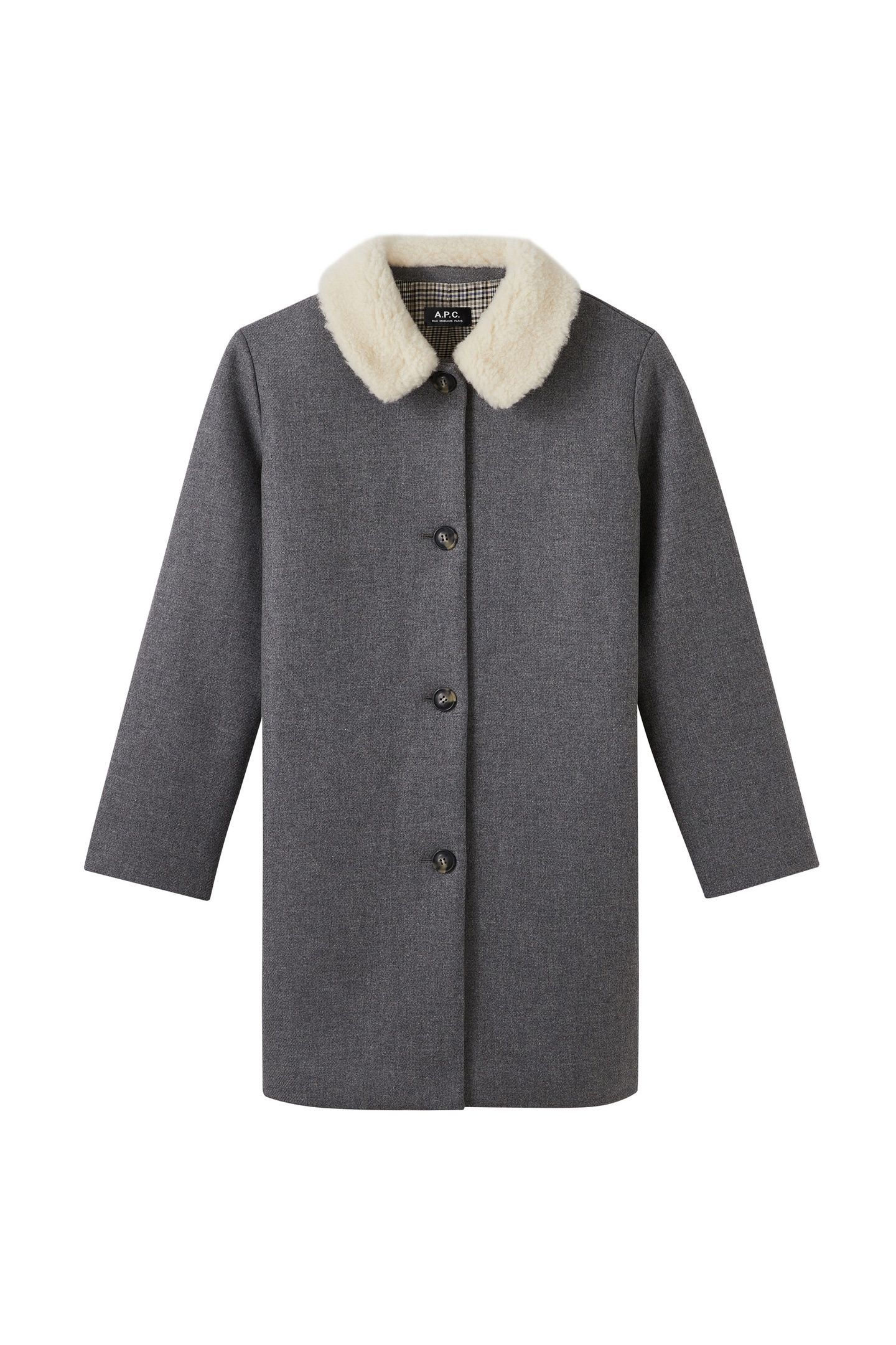 COAT NEW DOLL HEATHERED GREY 2