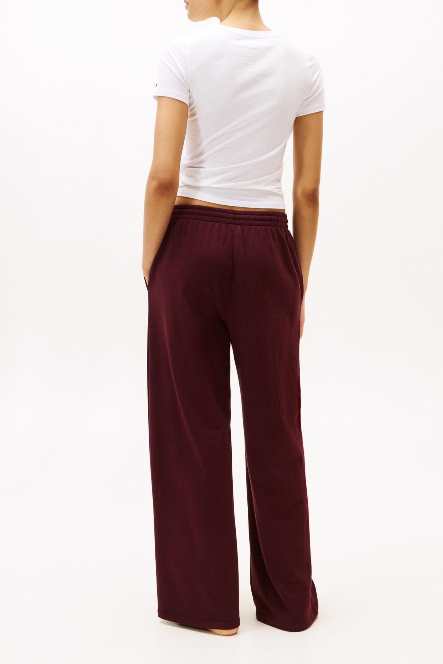 WIDE LEG PANTS DEEP BURGUNDY 2