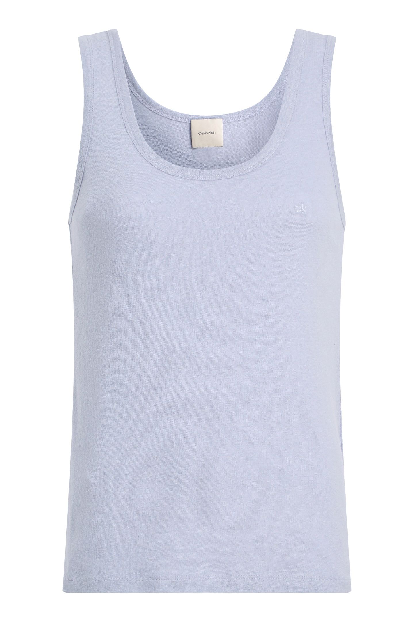 LINEN JERSEY TANK LILAC GRAY 4