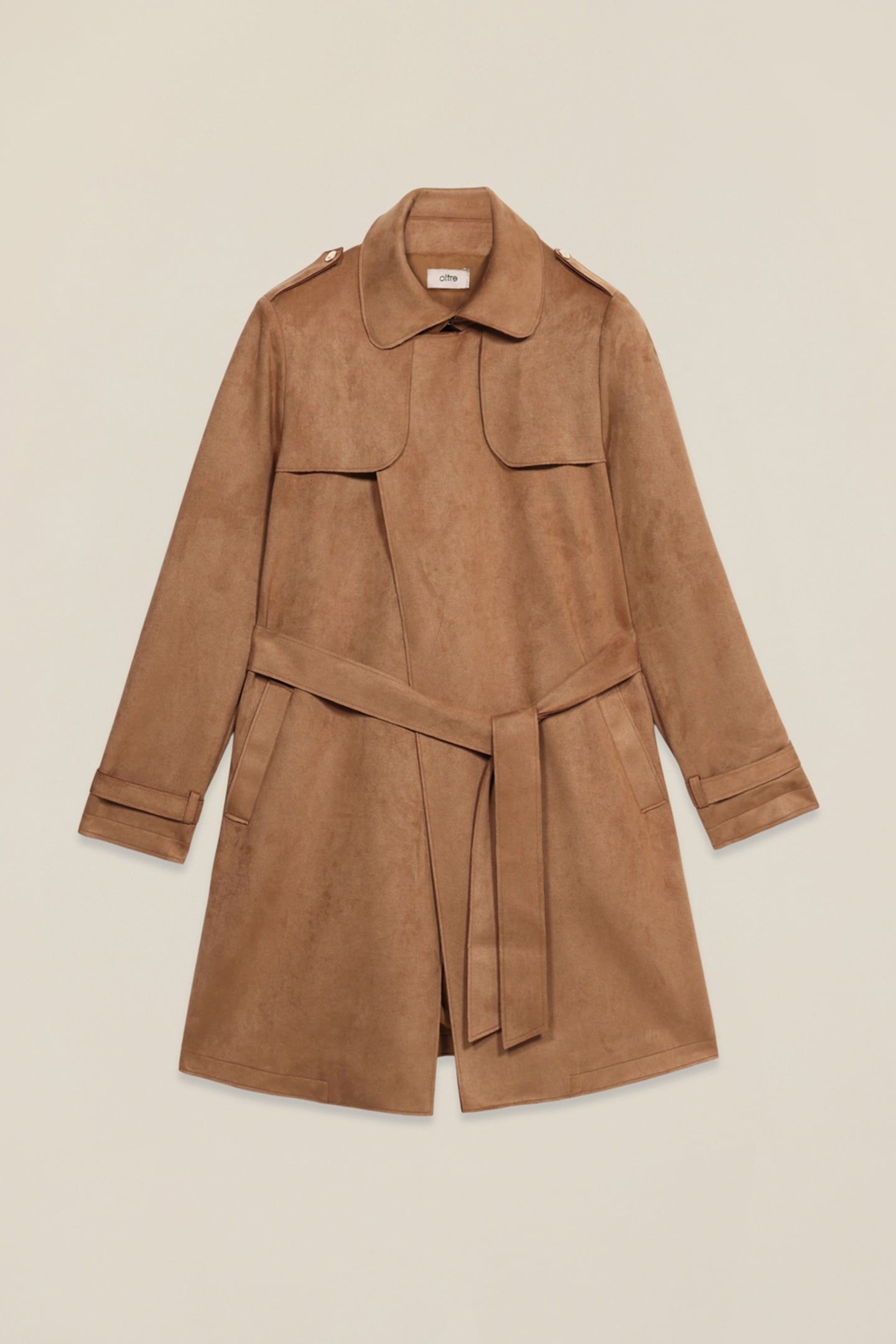 BELTED TRENCH COAT BEIGE 4