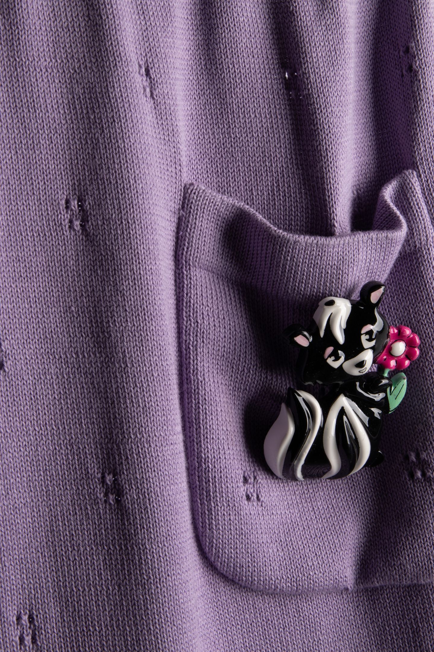 KNITTED SKIRT PURPLE 4