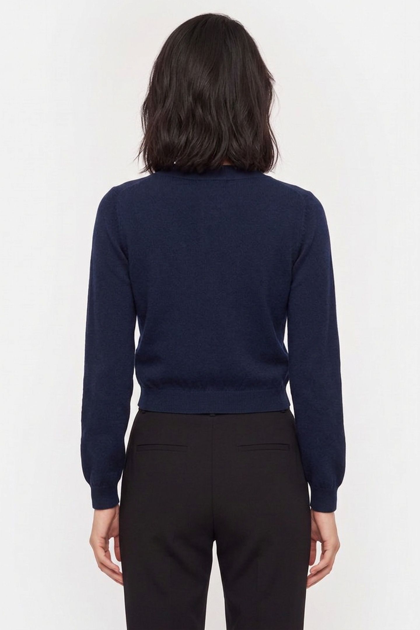 KNITTED JACKET BLUE 2