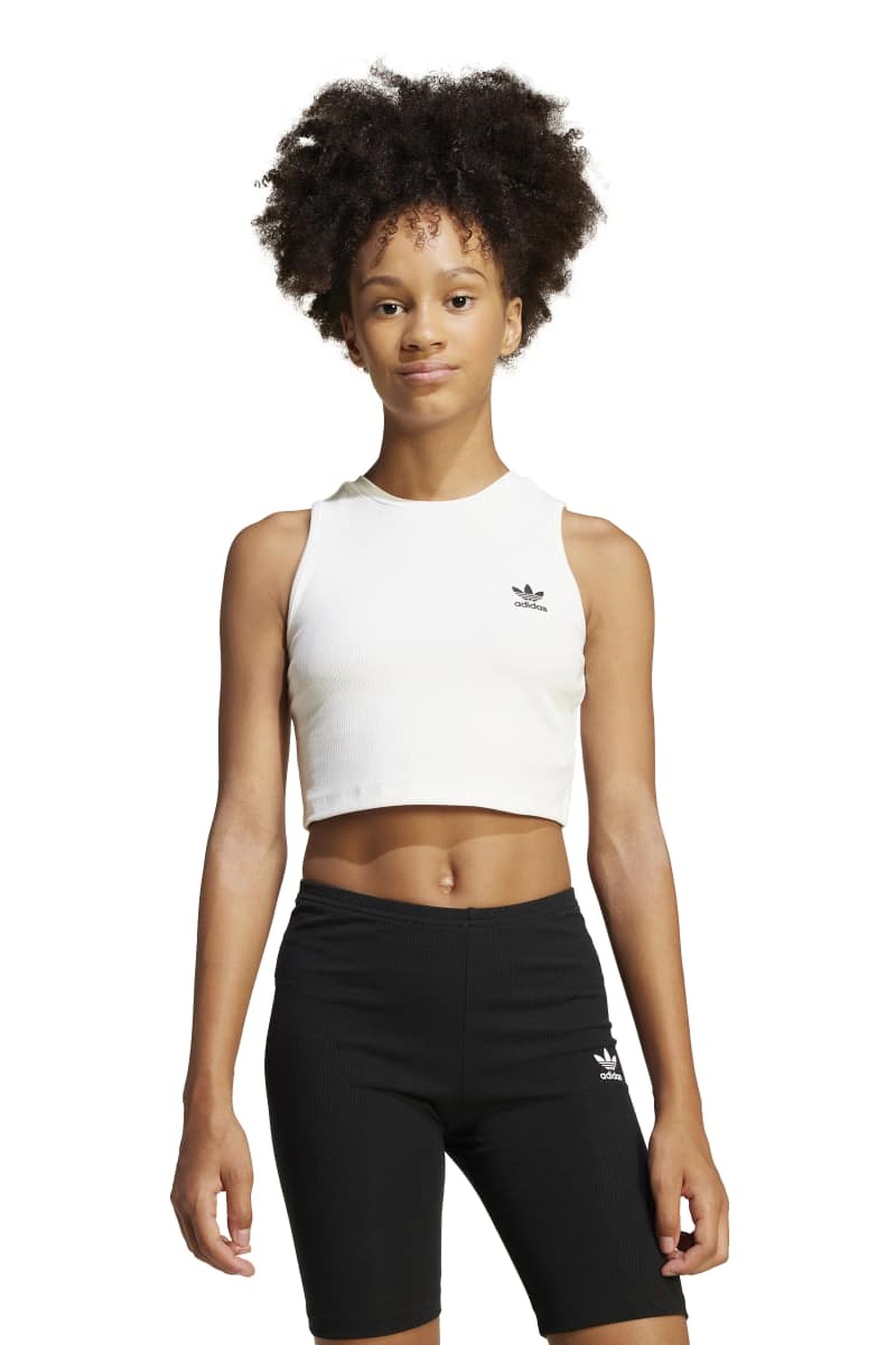 JUNIOR RIB TANK TOP CLOUD WHITE 1