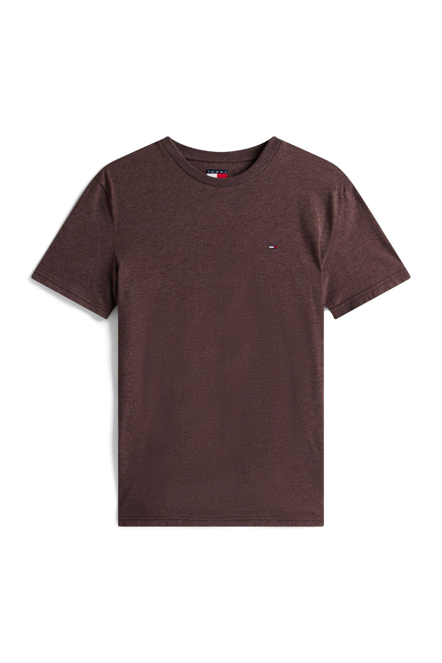 TJM XSLIM JASPE TEE RICH BROWN HEATHER 4