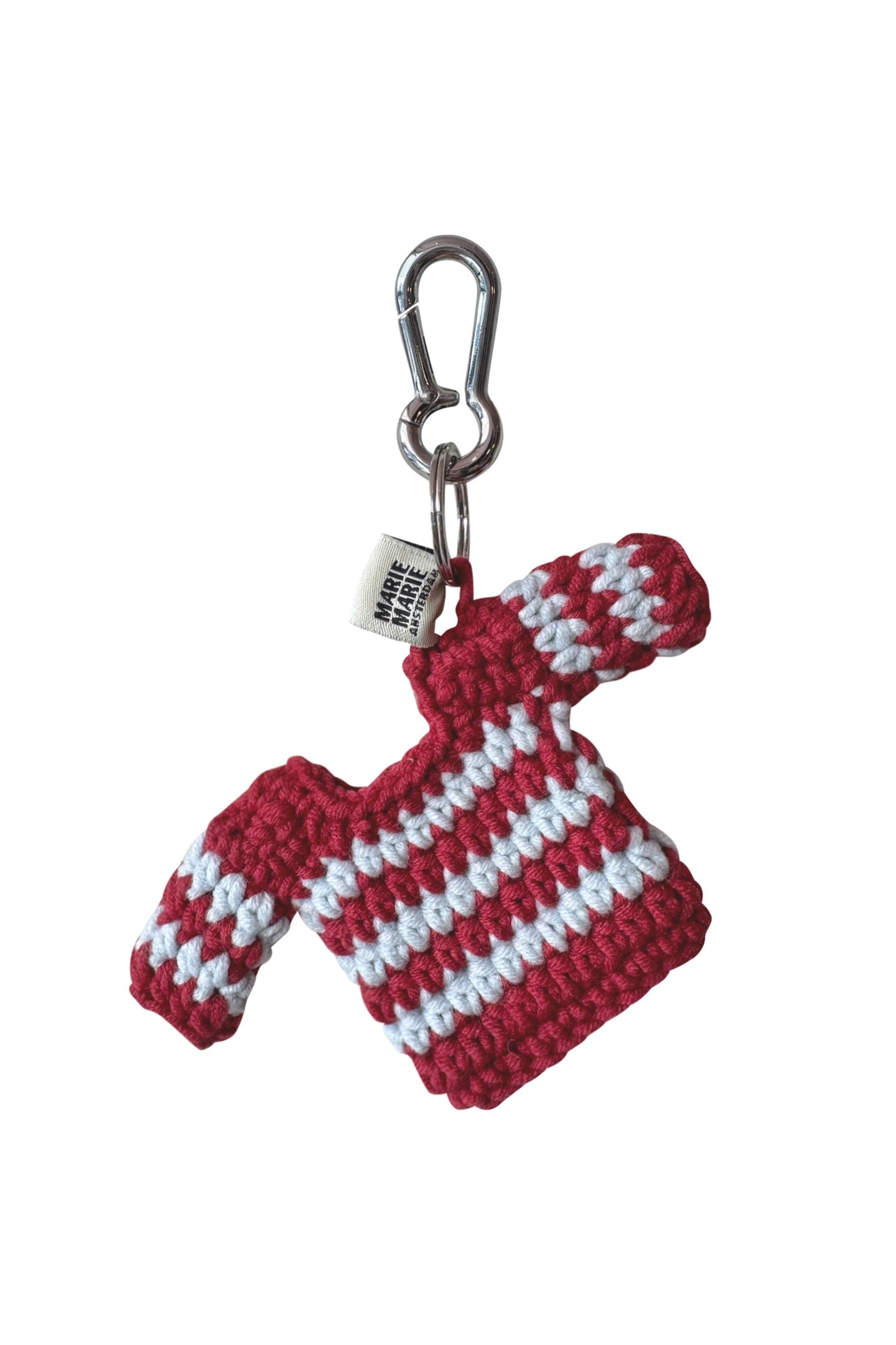 KEYCHAIN STRIPE TEE BORDEAUX 1