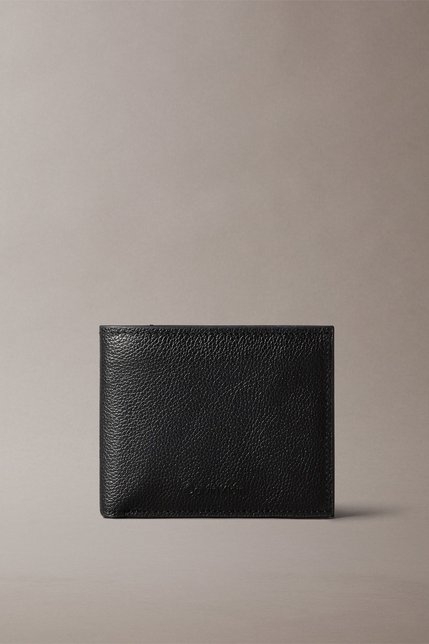 MICROPEBBLE BILLFOLD WALLET BLACK 1