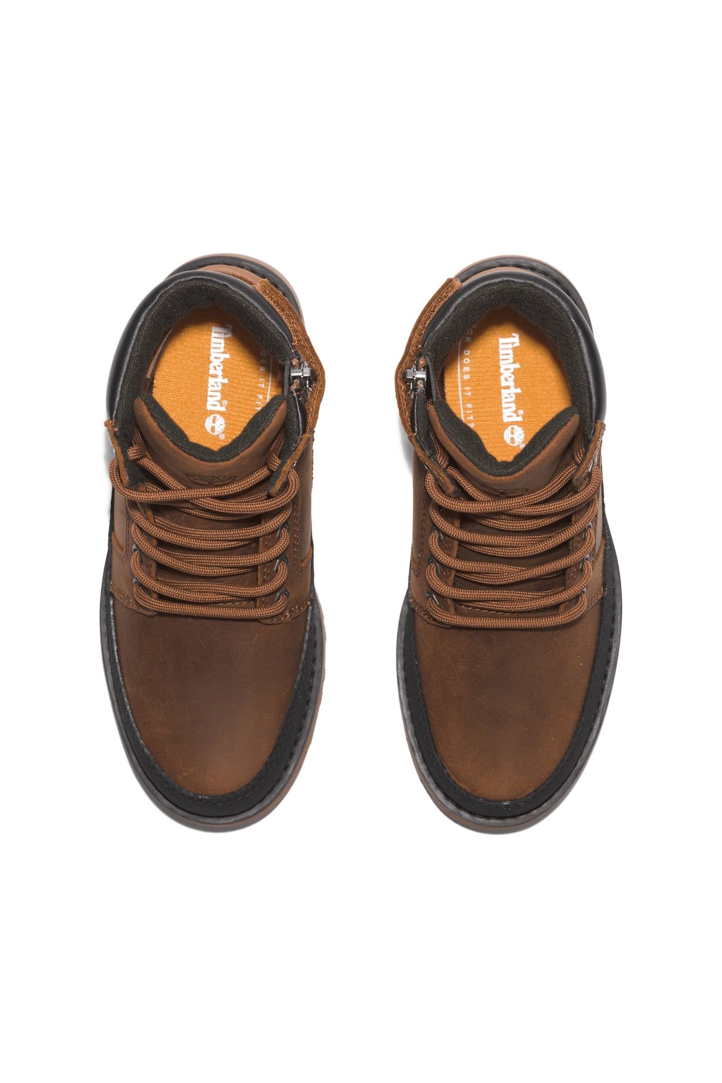 COURMA KID MID LACE UP BOOT SADDLE 5
