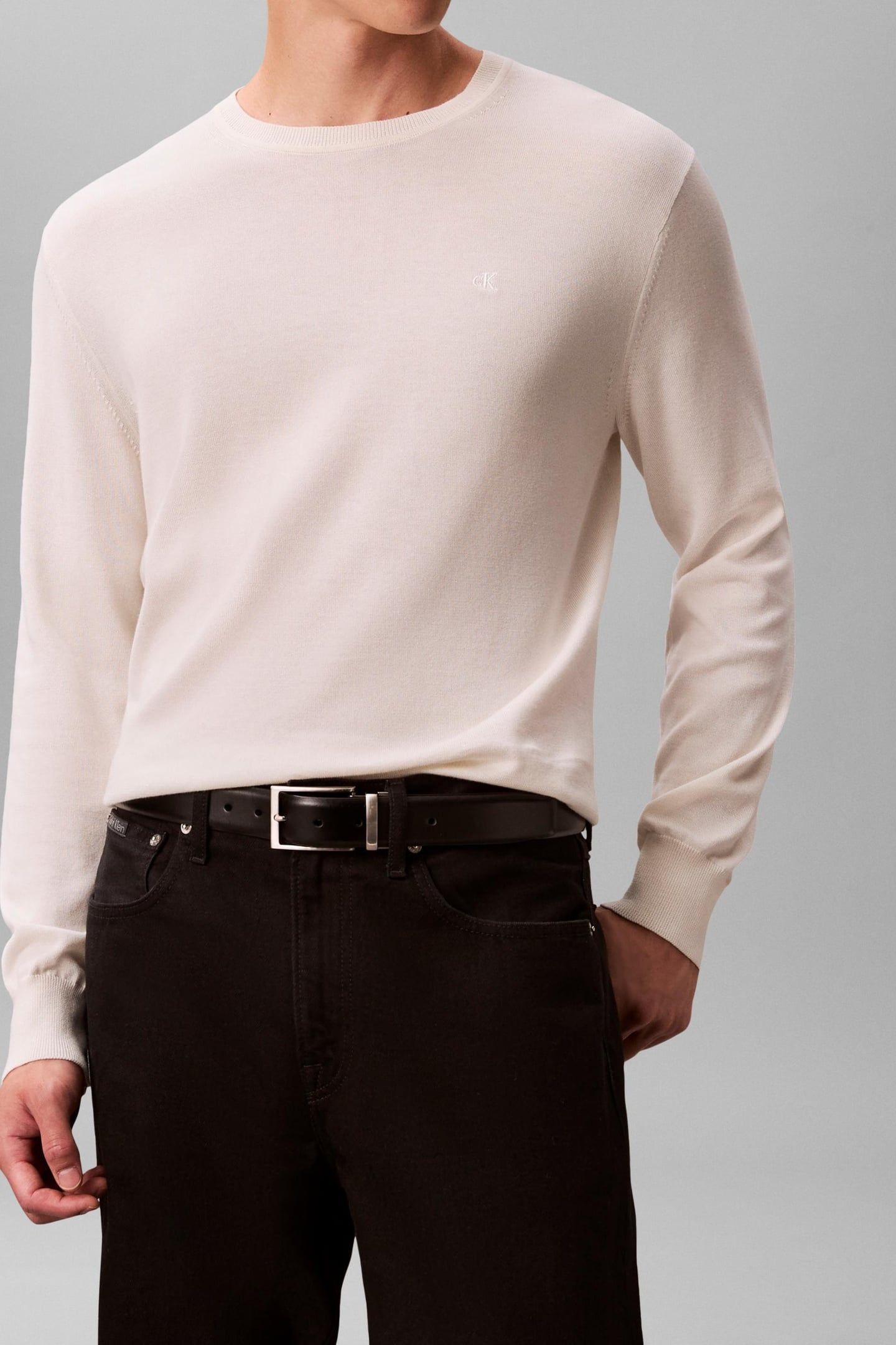 LS SUPIMA COTTON CREW TOFU 5