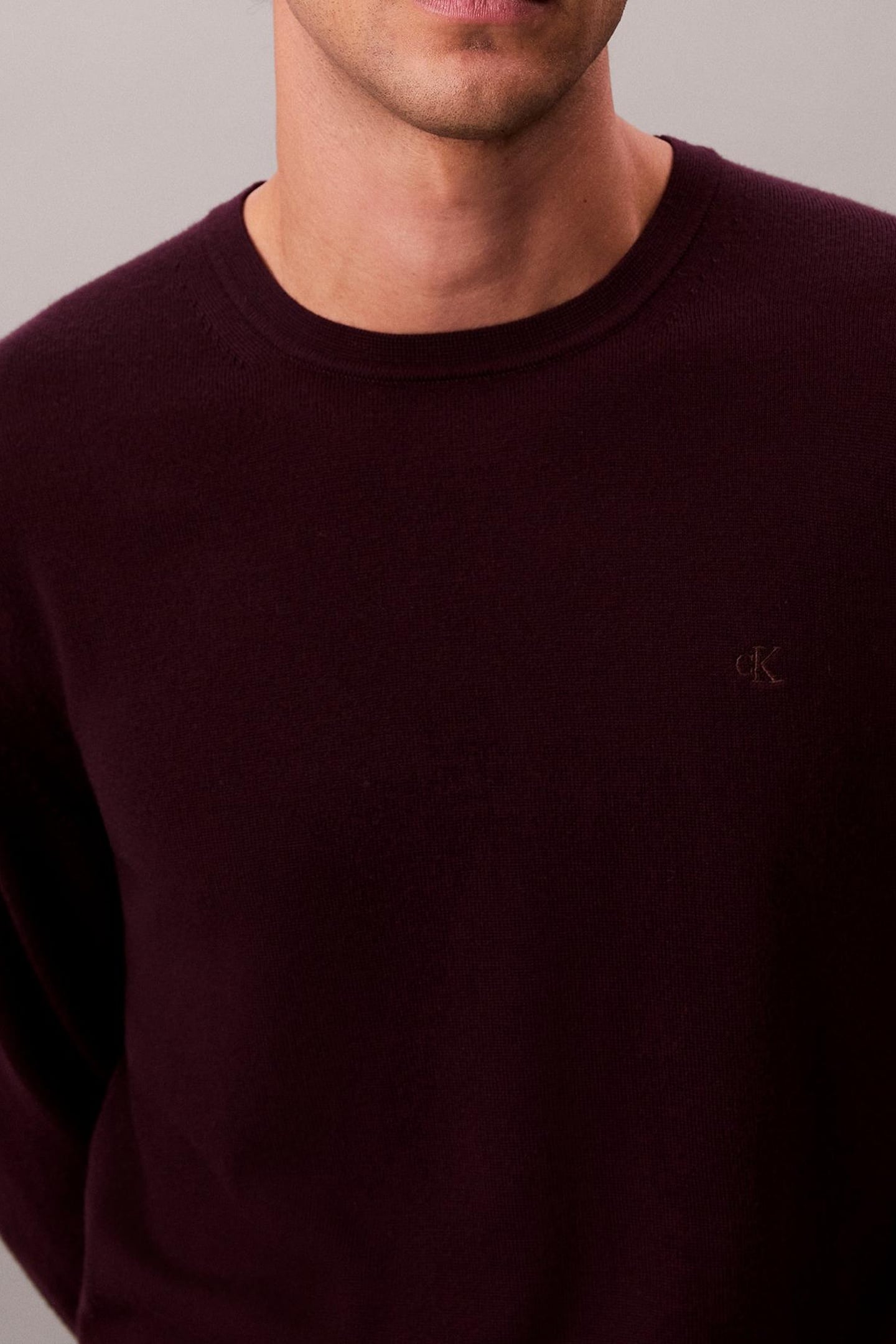 LS 100% MERINO CREW MOROCCAN BROWN 6