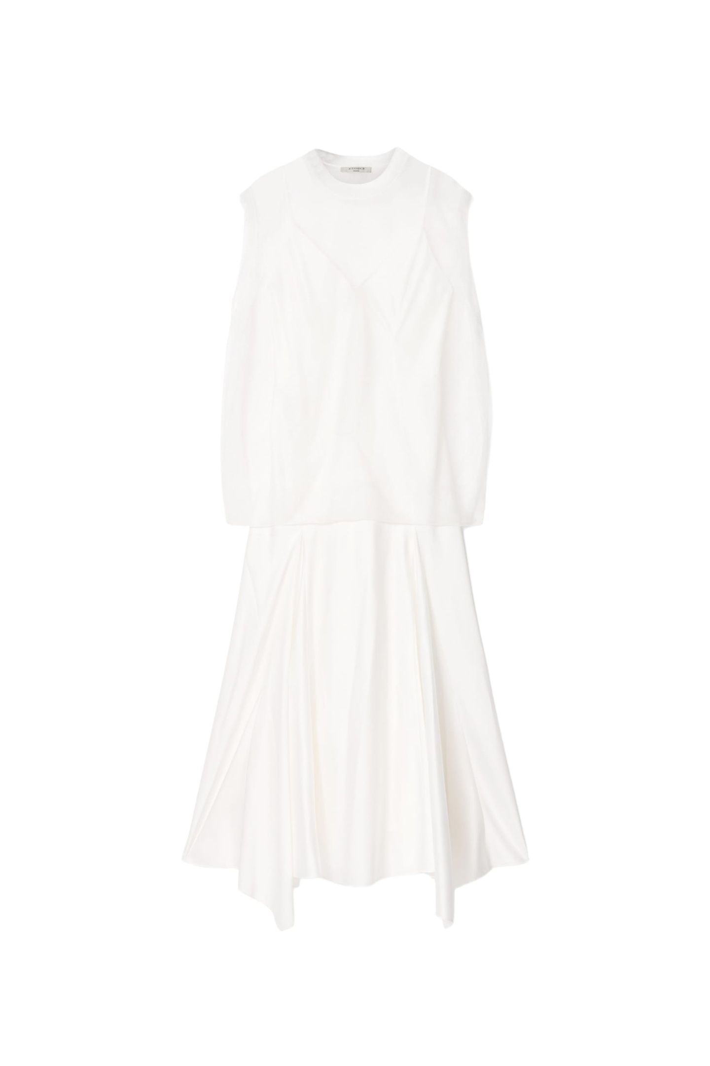 AVA DRESS CHALK WHITE 3