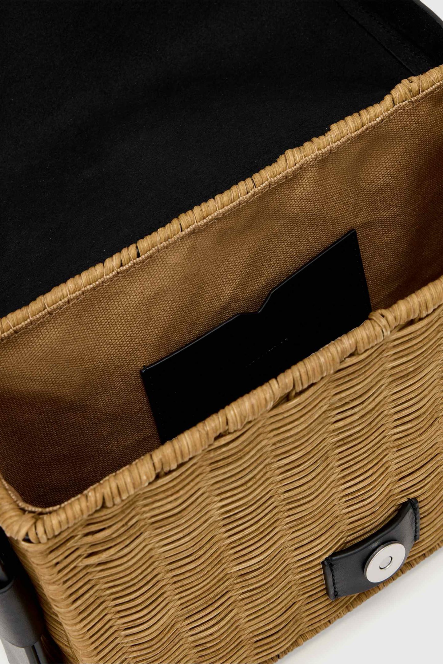 MONIQUE WICKER SHLDR BISCUIT/BLACK 3