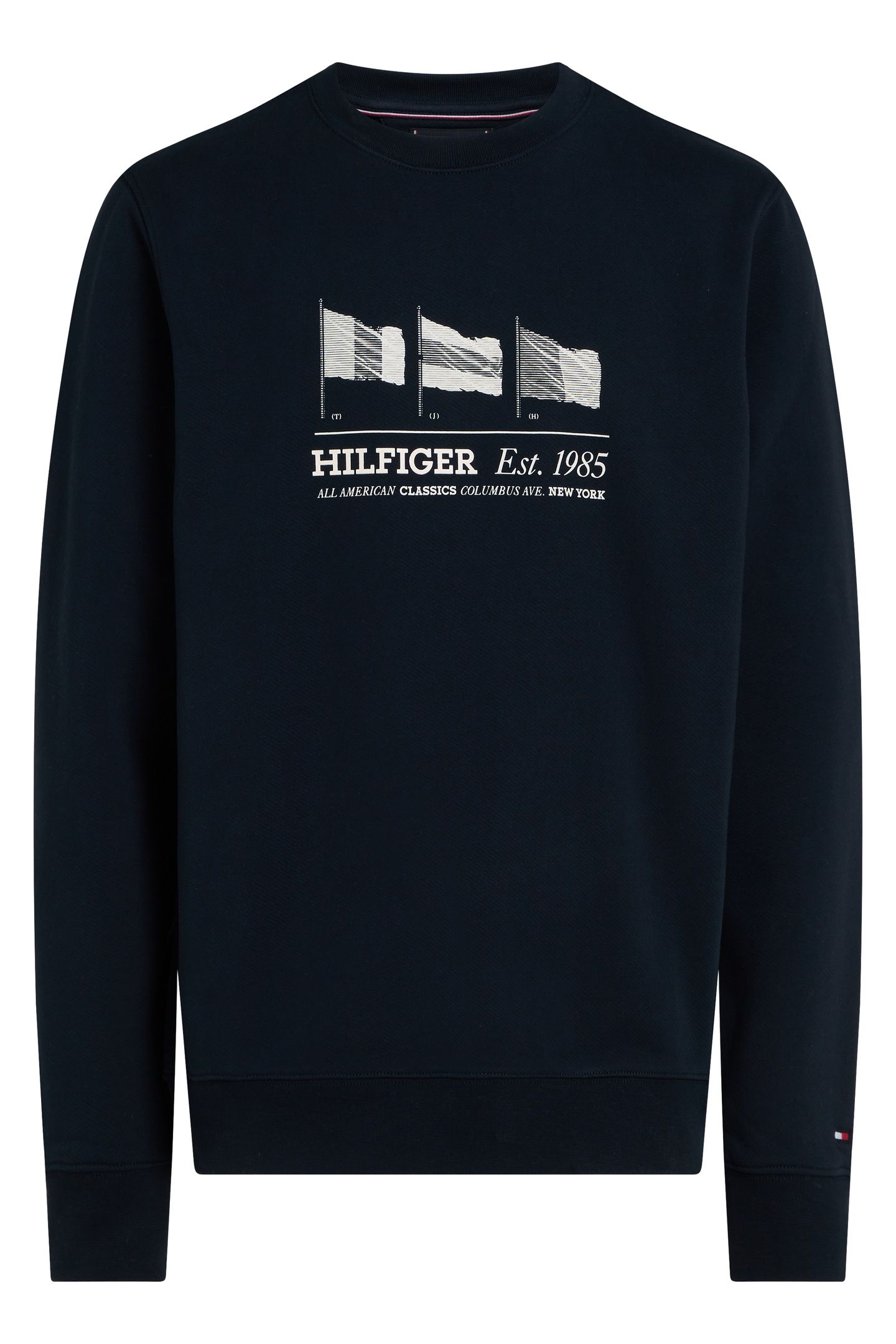 HILFIGER FLAGS CREWNECK DESERT SKY 4