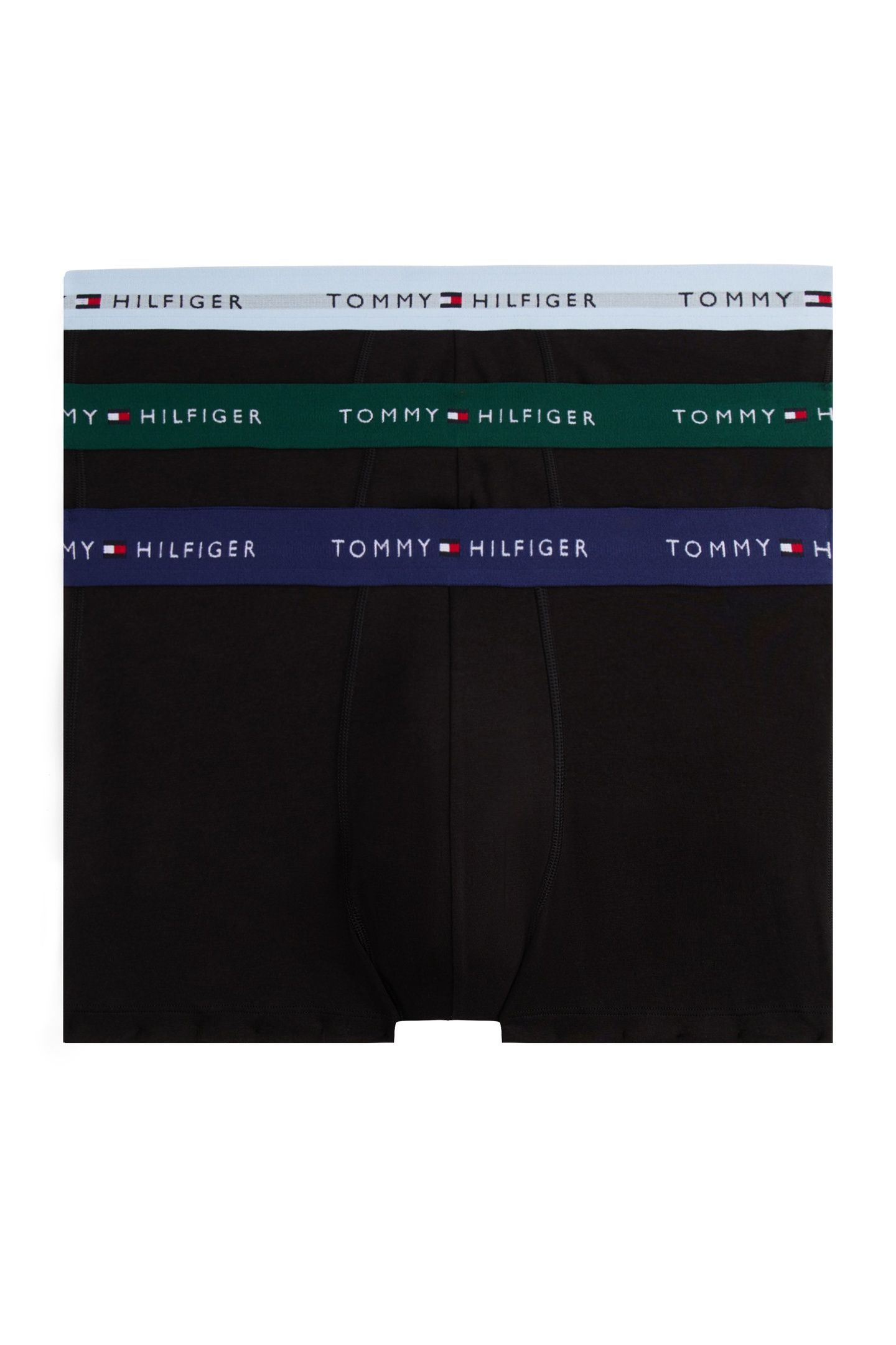 3-PACK WAISTBAND TRUNK ORN GRN/PRP NVY/VES BLU 1